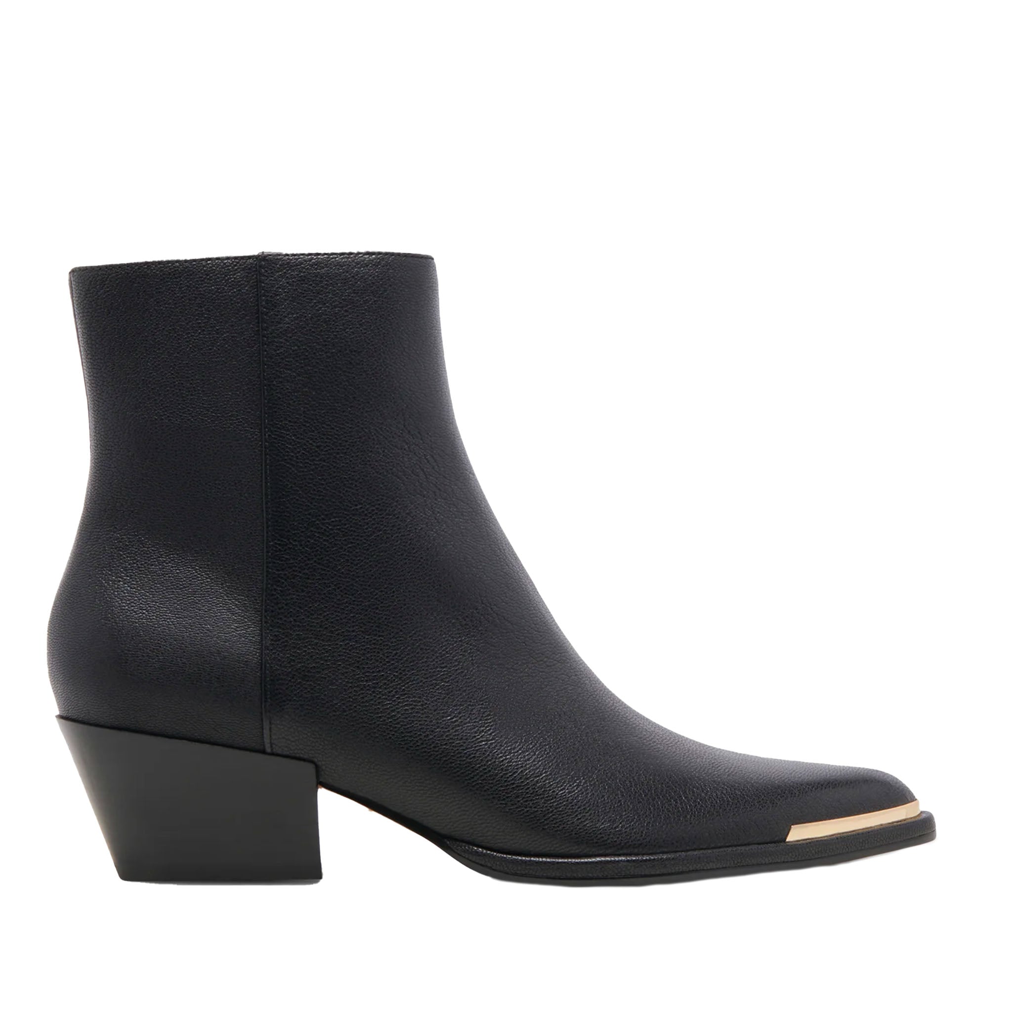 Dolce Vita - Nonah Leather Ankle Boot - Black