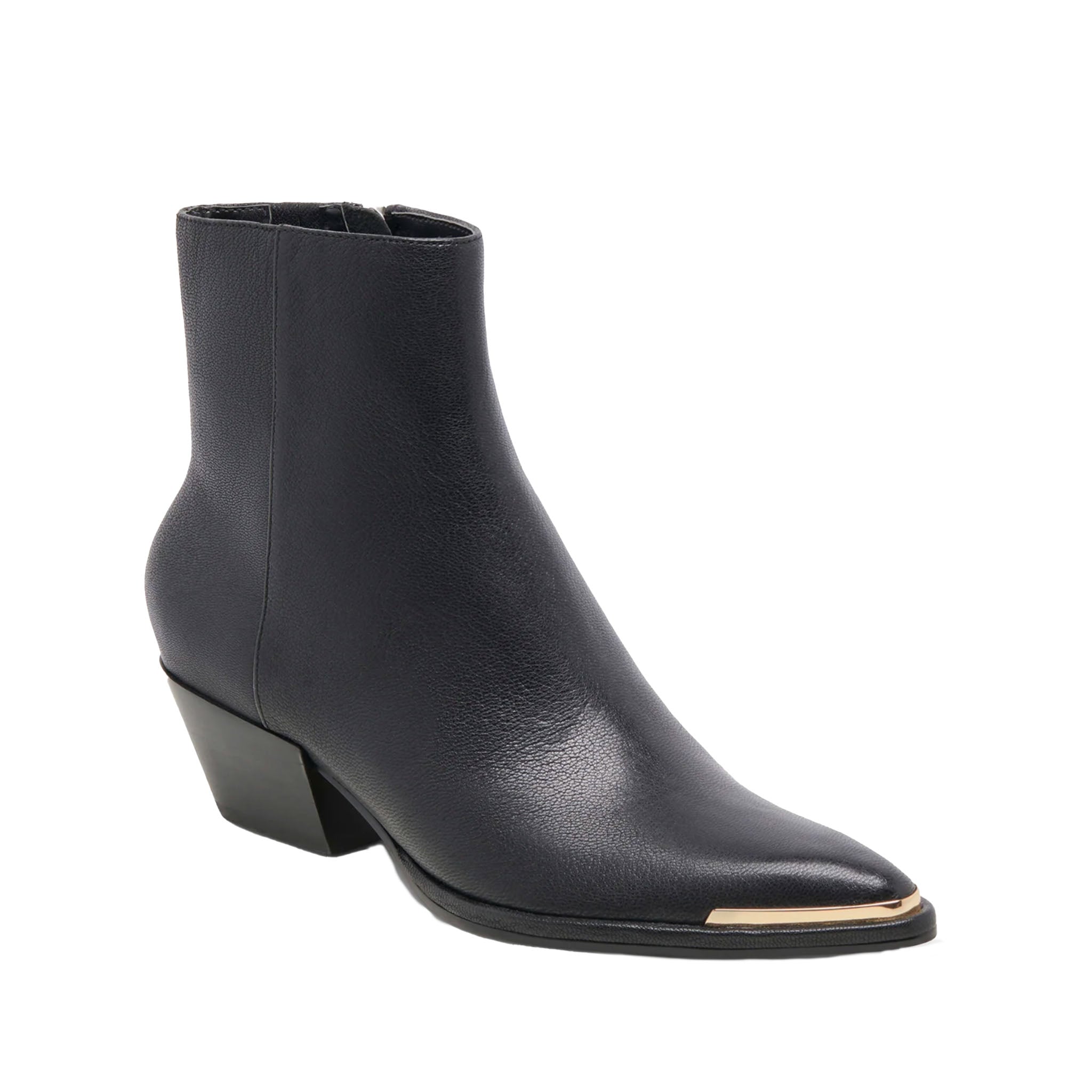 Dolce Vita - Nonah Leather Ankle Boot - Black