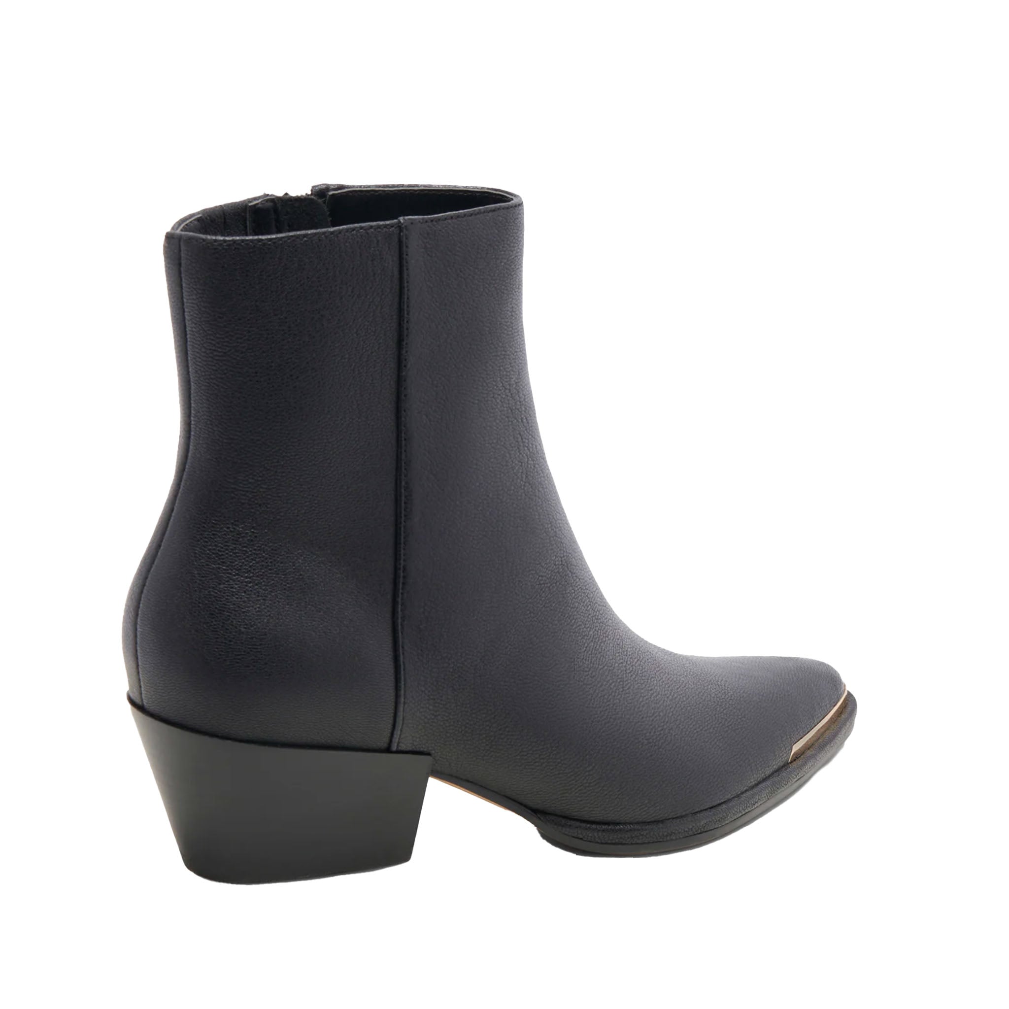 Dolce Vita - Nonah Leather Ankle Boot - Black