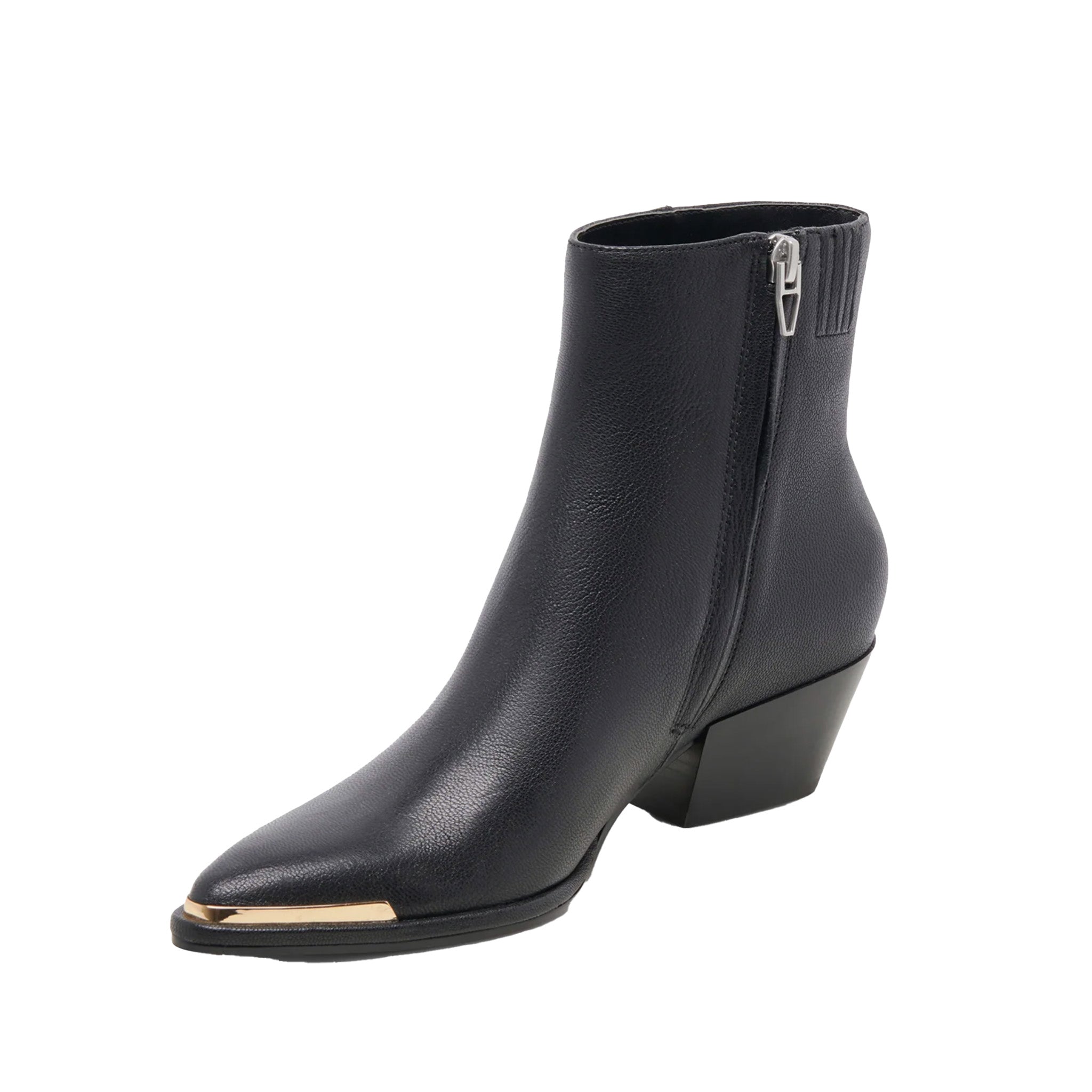 Dolce Vita - Nonah Leather Ankle Boot - Black