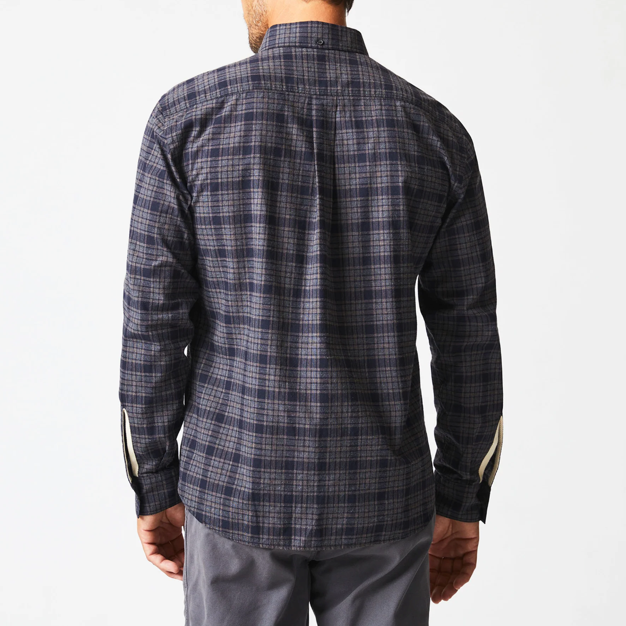 Billy Reid Plaid Tuscumbia Shirt bd Brown Black