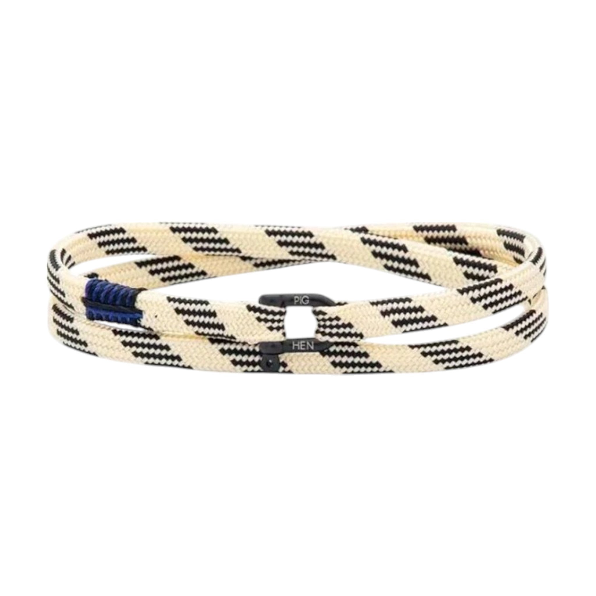 Pig & Hen - Franky DBL Bracelet - Ivory / Black