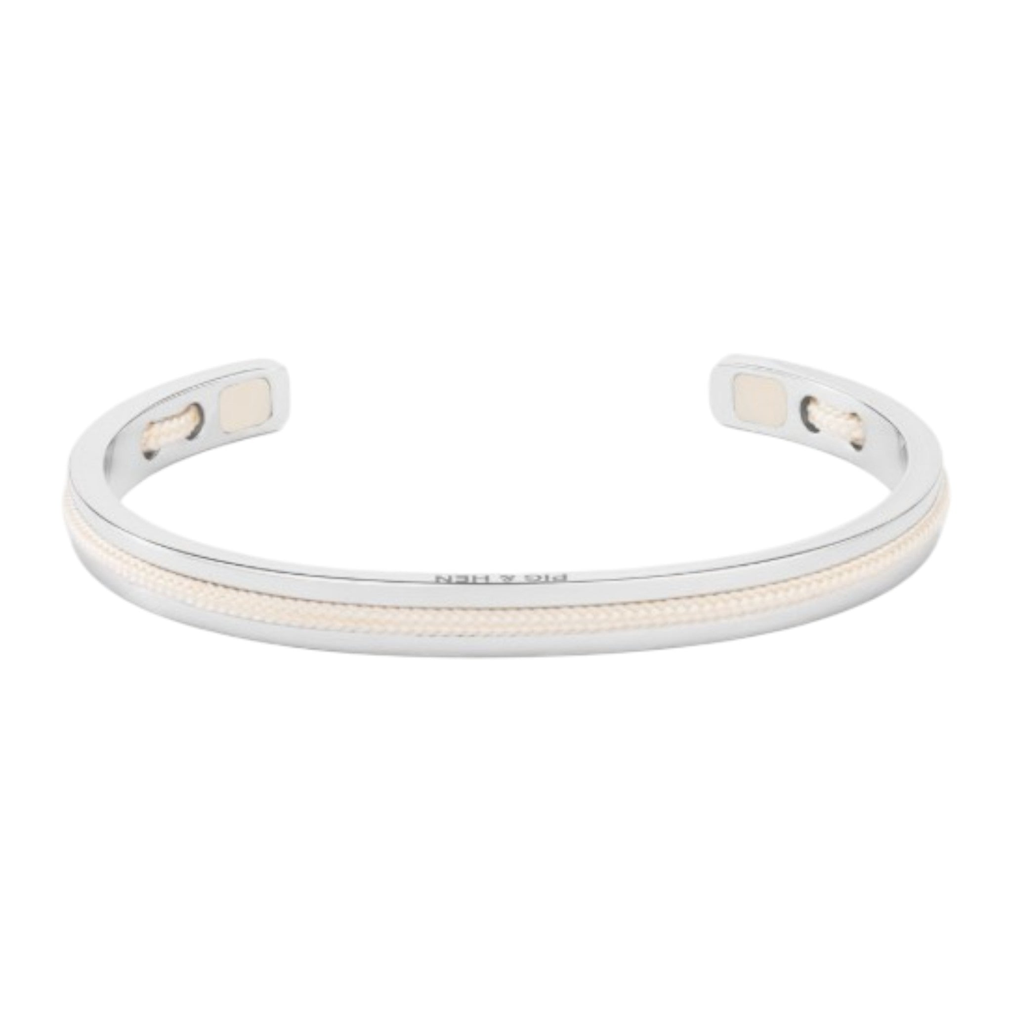 Pig & Hen - Navarch 6 Bracelet - Cream / Silver