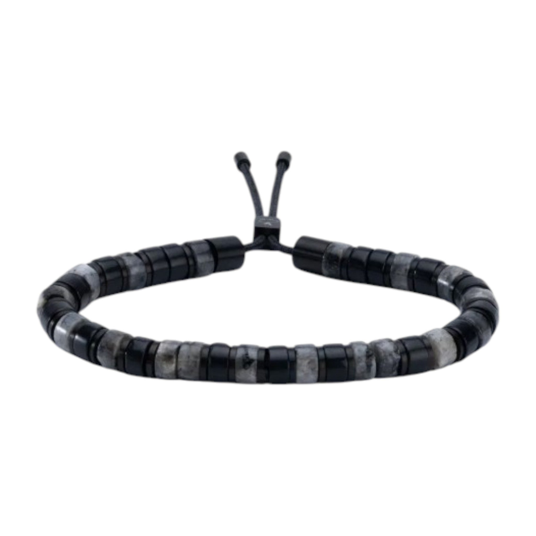 Pig & Hen - Brontide 6mm Adjustable Bracelet - Sapporo / Black