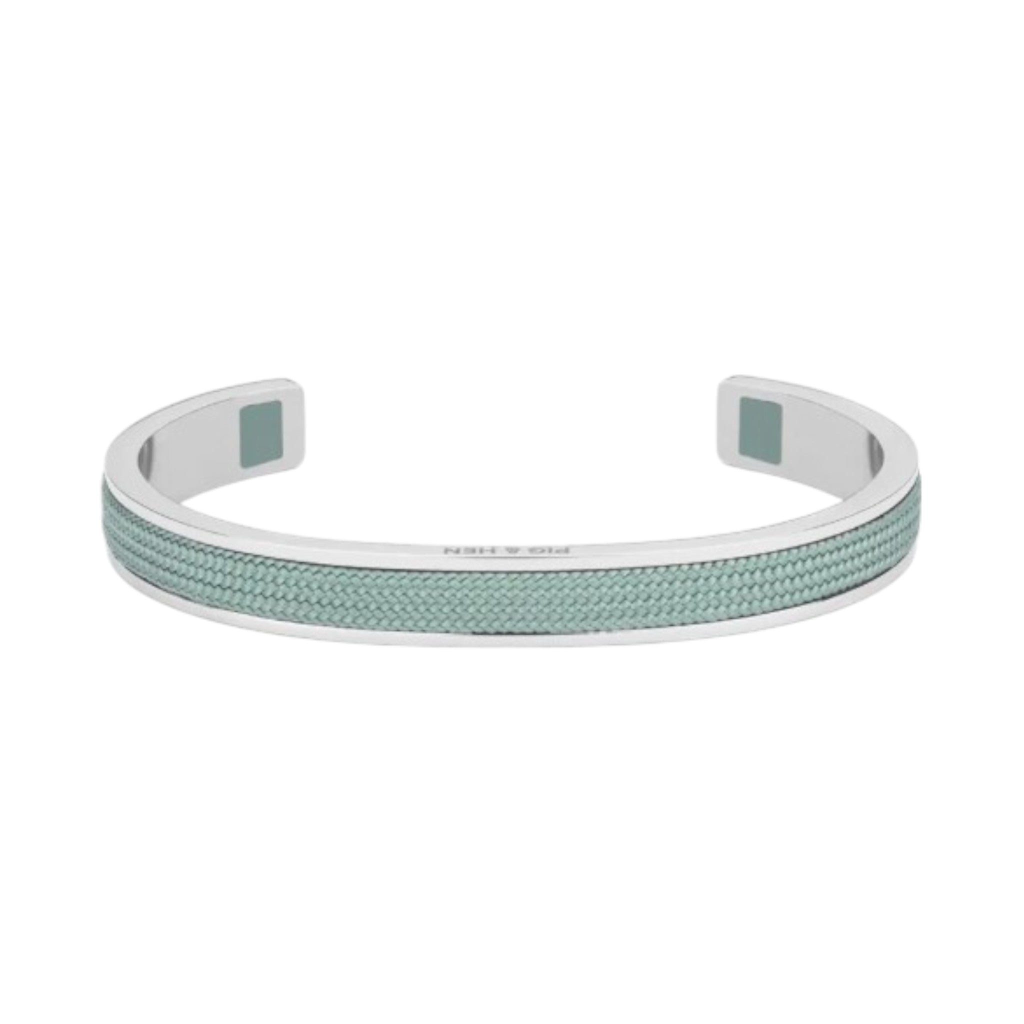 Pig & Hen - Navarch 9mm Bracelet - Atlas Green / Silver