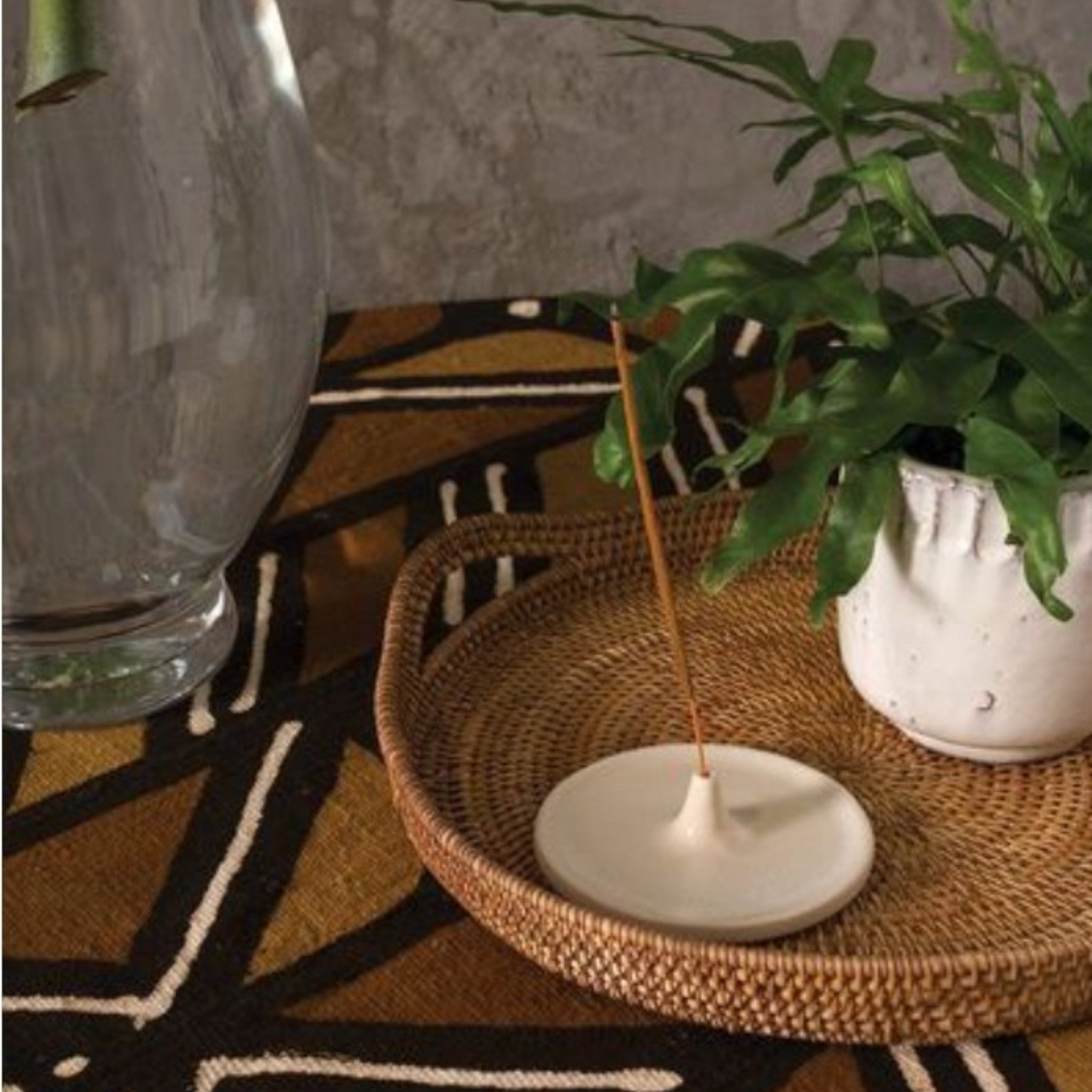 Boheme Incense Holder - White