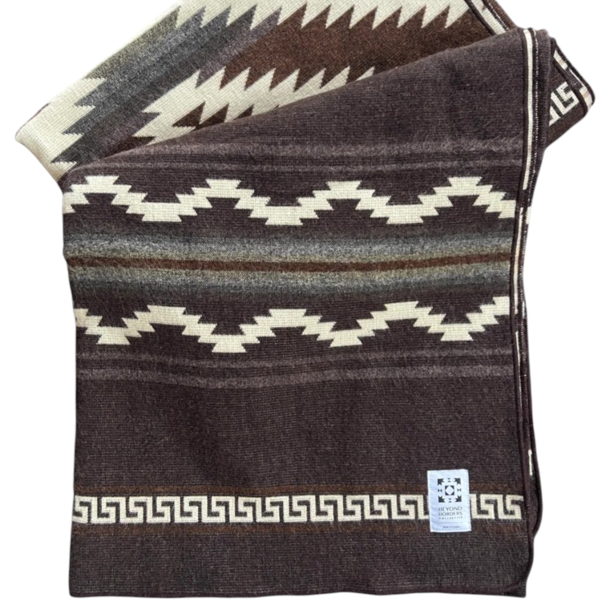 Beyond Borders Collective - Shuar Blanket - Espresso Ridge