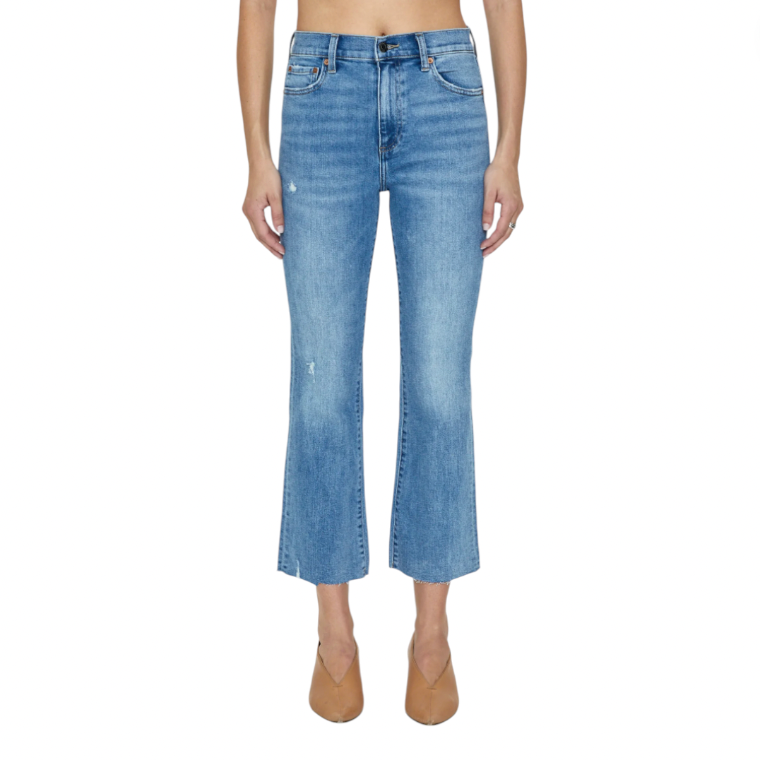 Pistola - Lennon High Rise Crop Boot Denim - Zuma