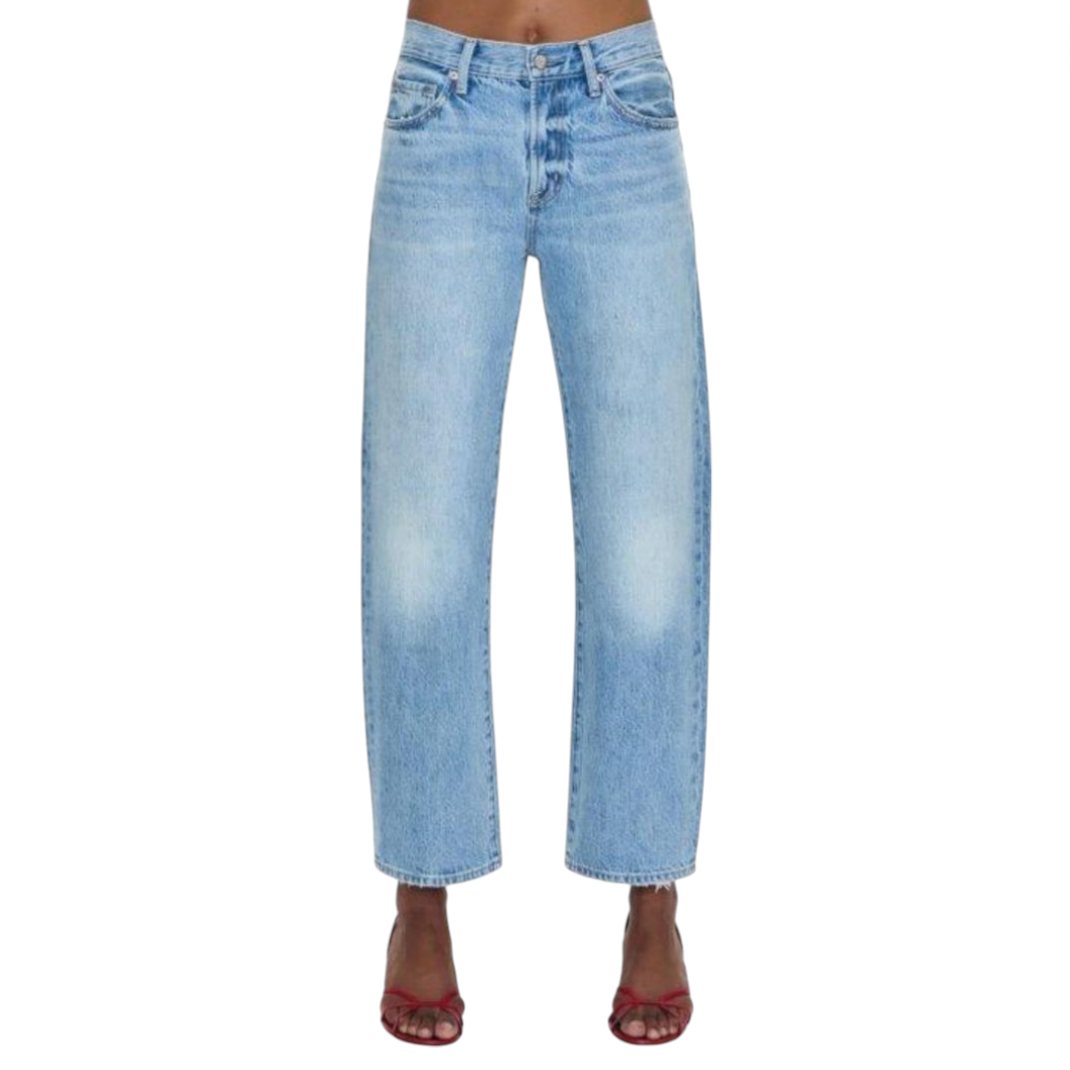 Pistola - Lexi Mid Rise Bowed Straight Denim - Athens