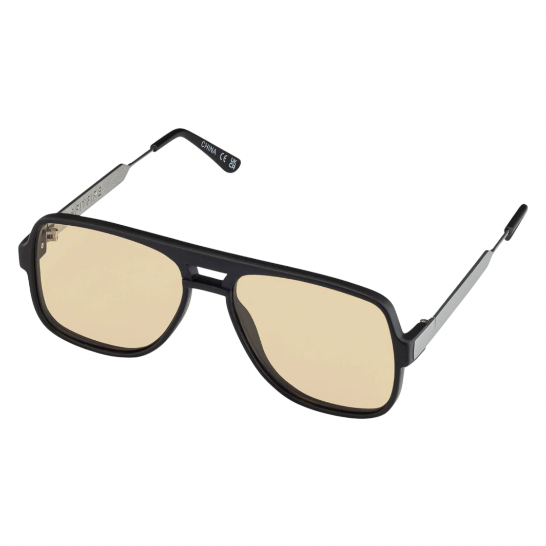 Spitfire - Orbital Sunglasses - Matte Black / Tan