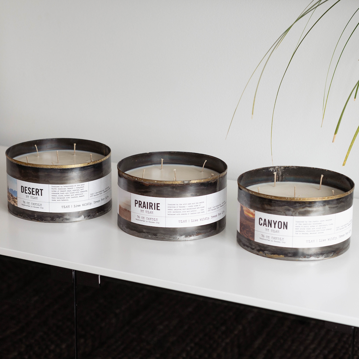 ULAH Large Signature Candle - 3 Pack - $297 Value