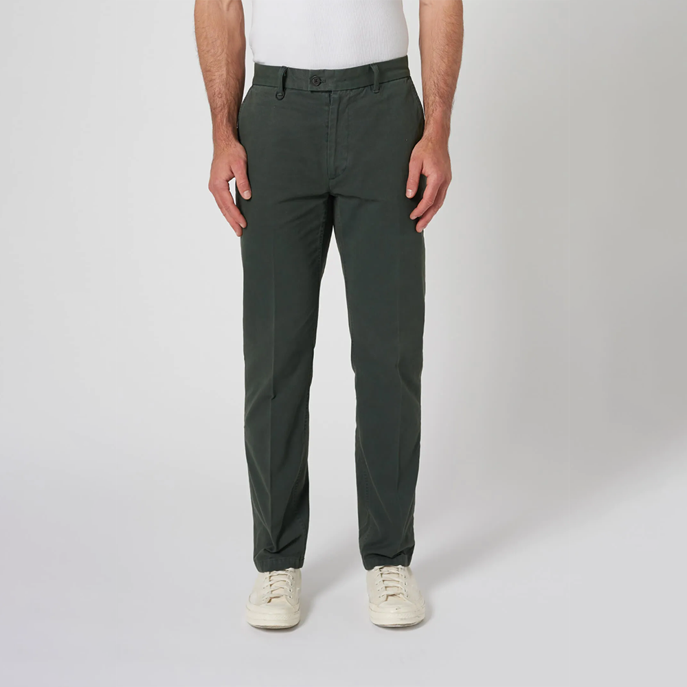 Neuw - Cash Washed Twill Pant - Dark Forest