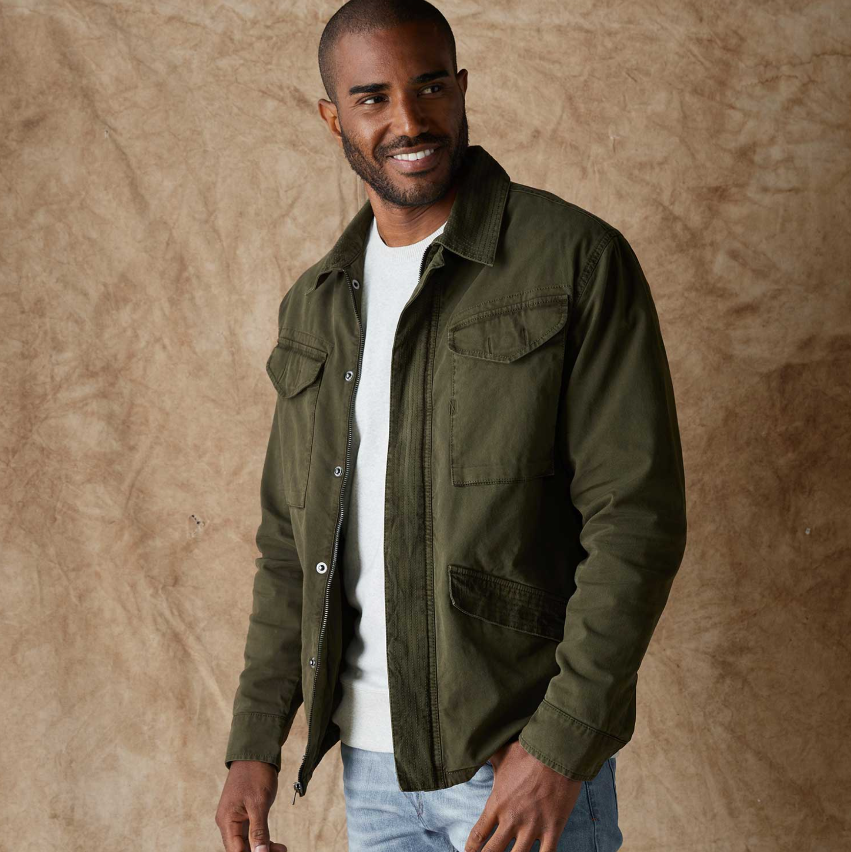 Canvas army outlet jacket