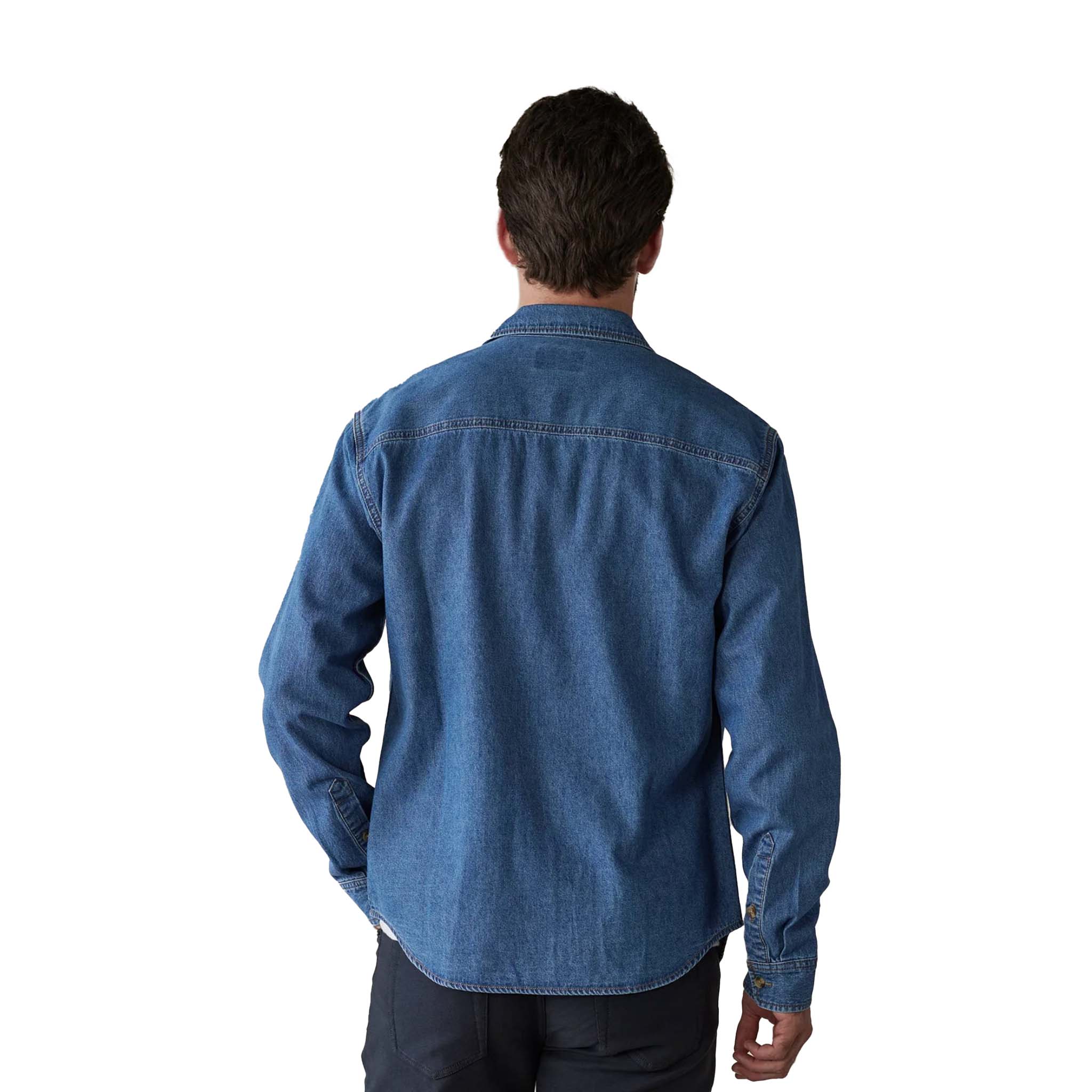 The Normal Brand - Lightweight Denim Overshirt - Medium Wash