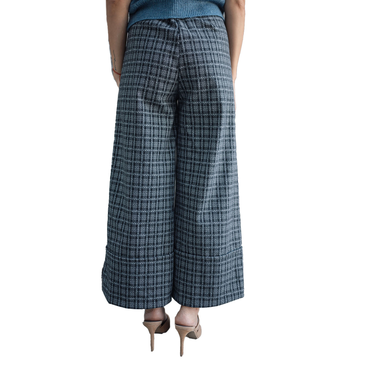 Astrid - Lennon Crop Pant - Black Plaid