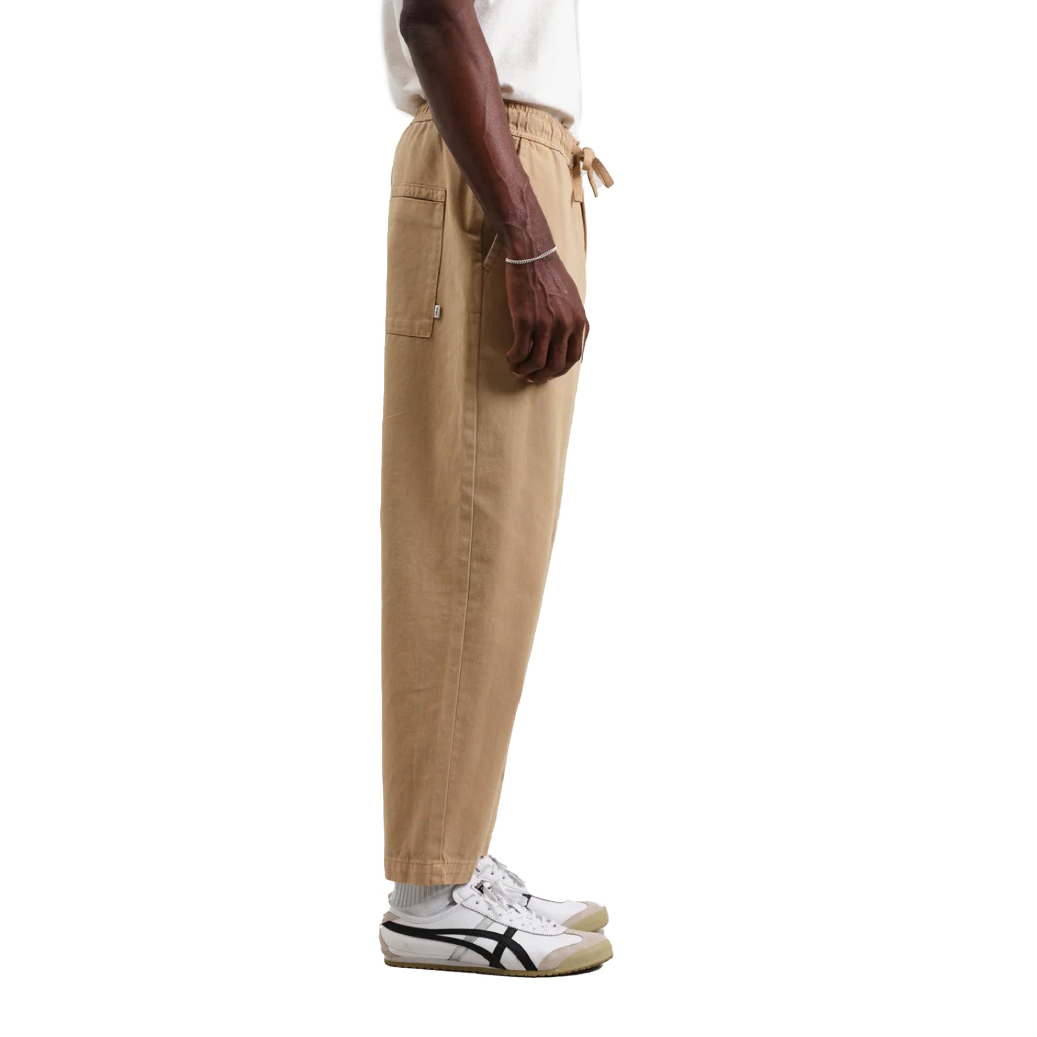 Wax London - Kurt Organic Cotton Twill Trouser - Beige