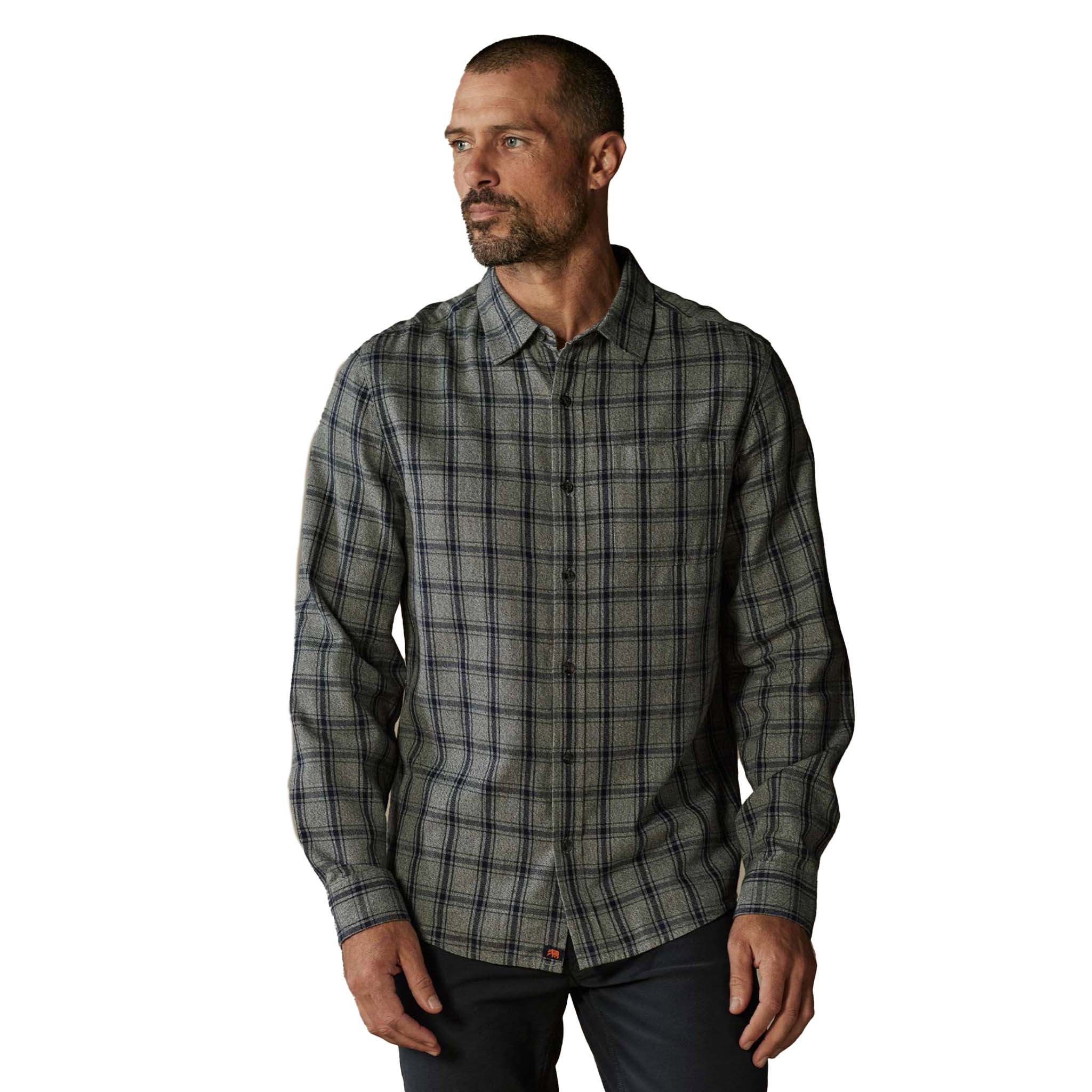 The Normal Brand - Nikko Classic Button Up - Ink Plaid