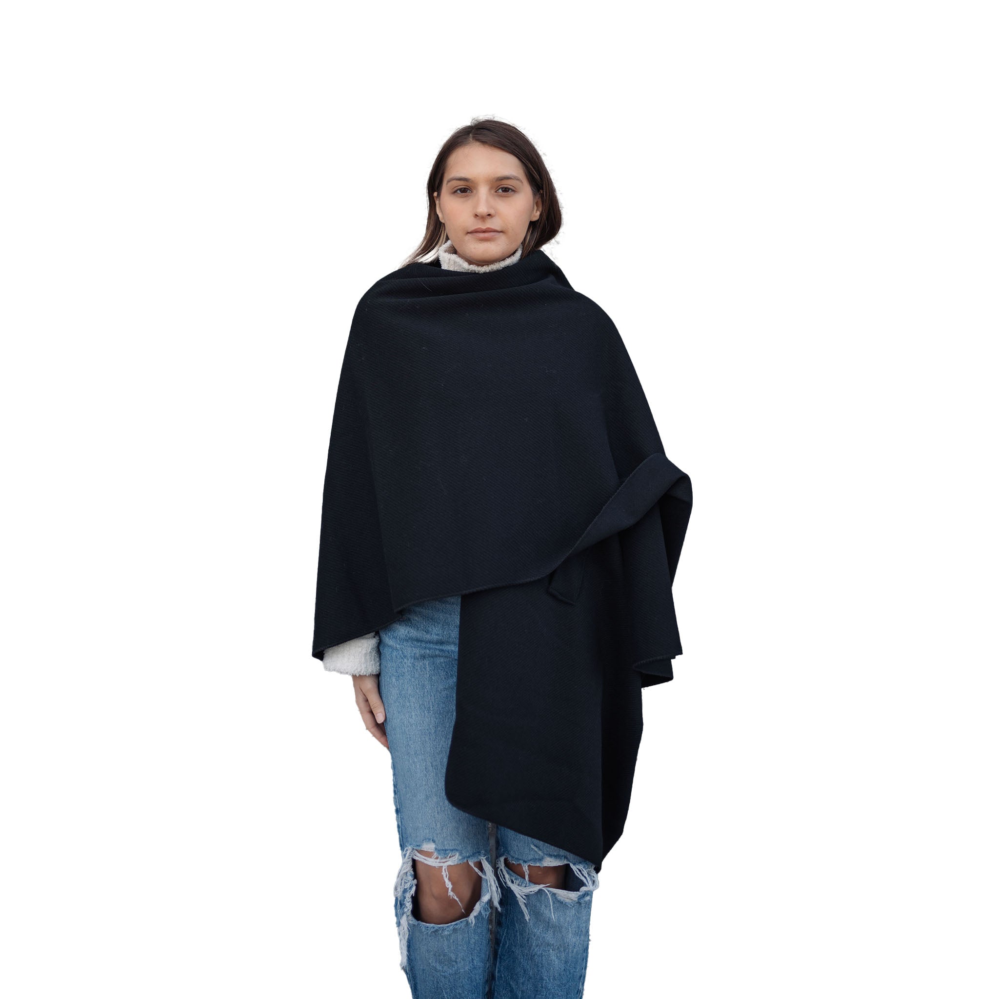 Astrid - Prelude Poncho - Black