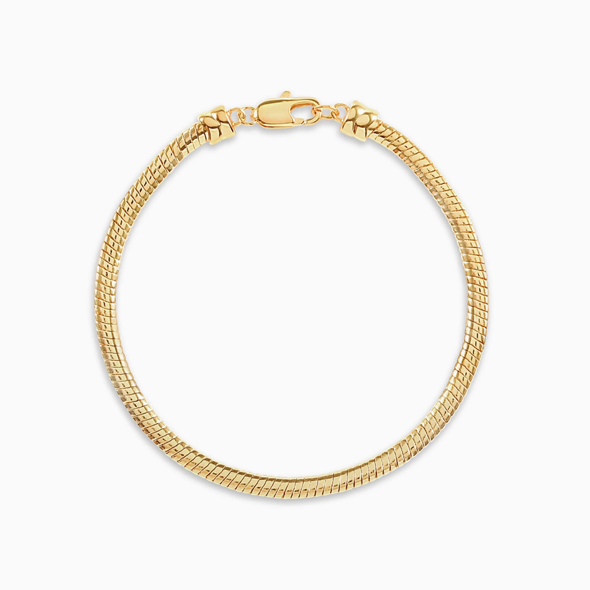 Mod + Jo - Regina Cobra Chain Bracelet - Gold Plate