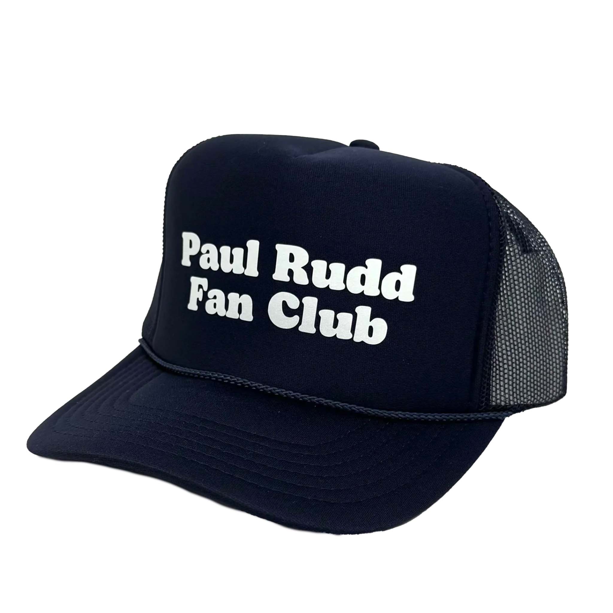 Rowdy Goods - Paul Rudd Fan Club Trucker Hat - Navy / White