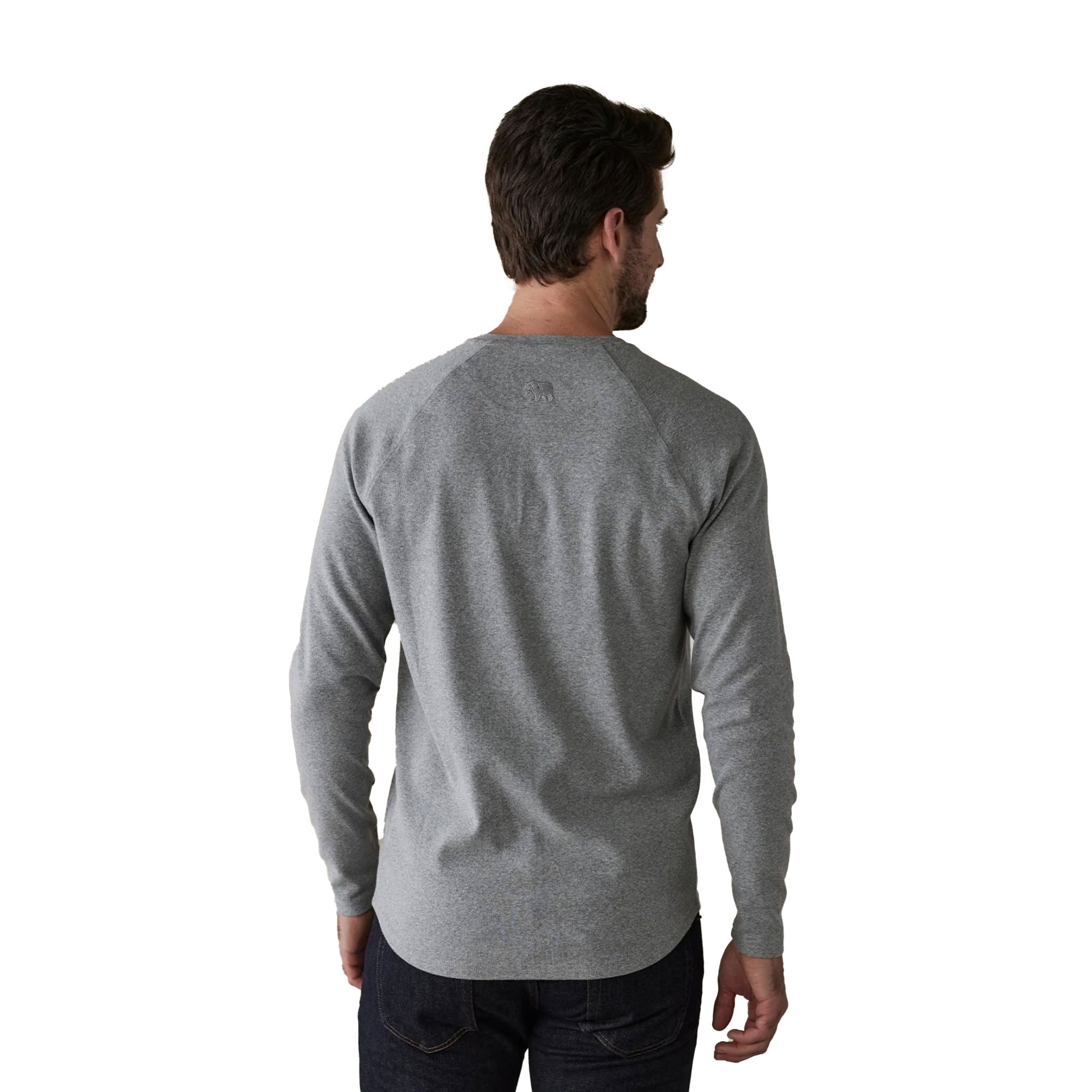 The Normal Brand - Puremeso Everyday Henley - Athletic Grey