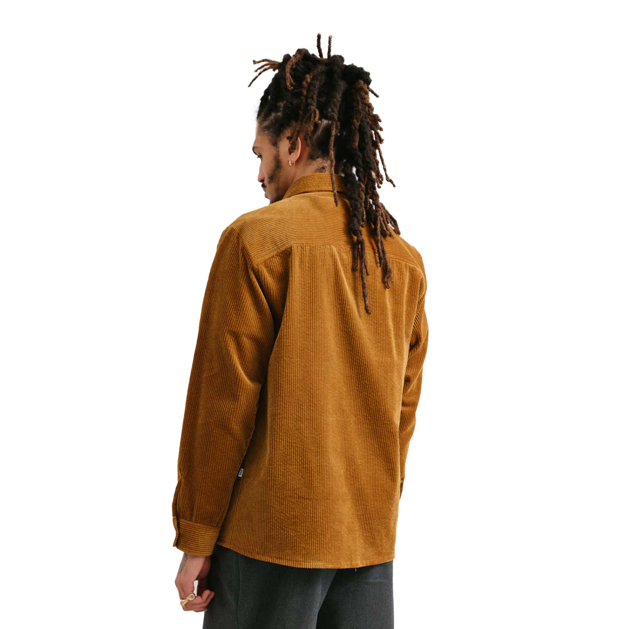 Wax London - Whiting Jumbo Cord Overshirt - Ochre