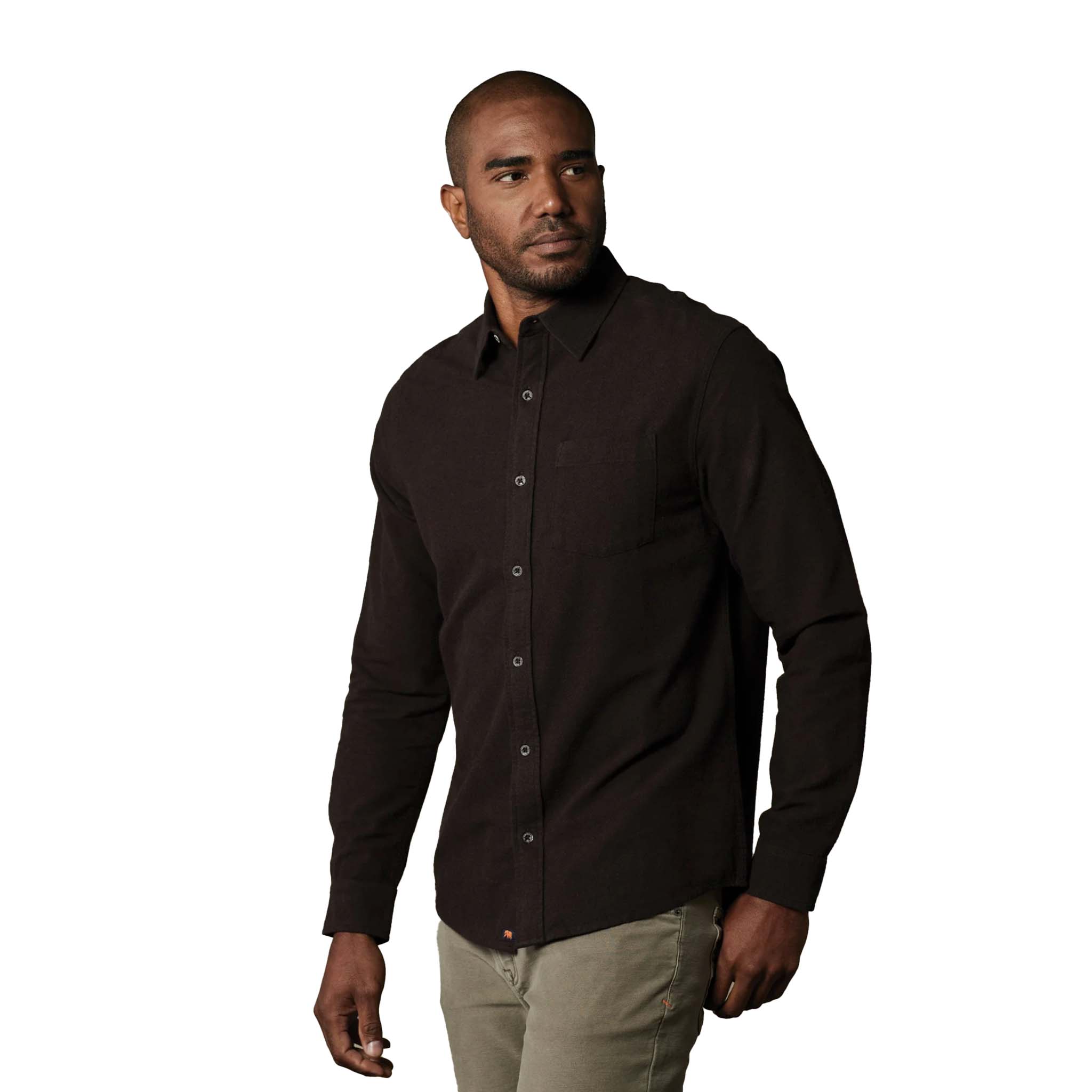 The Normal Brand - Fairbanks Chamois Button Up - Umber