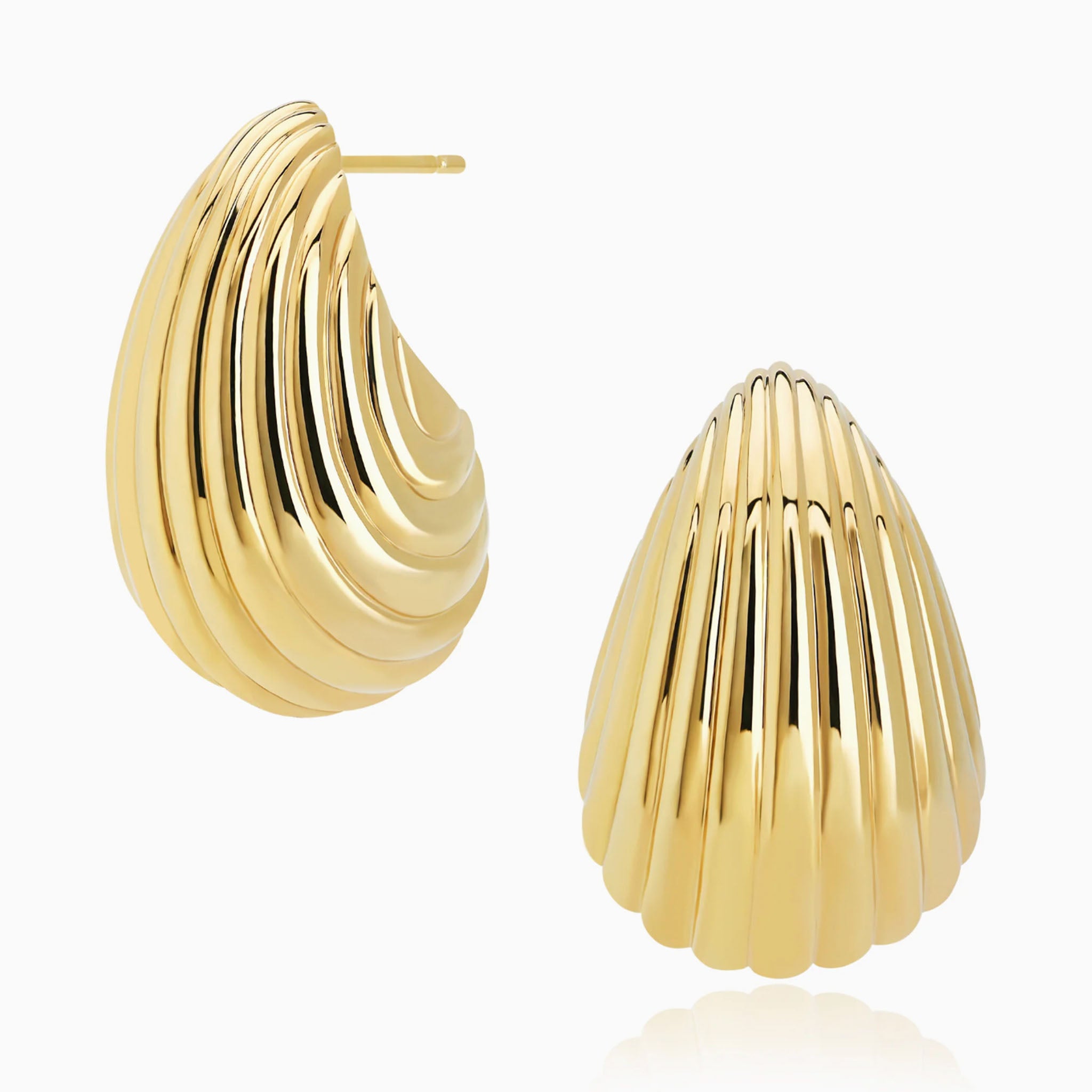 Mod + Jo - Dani Teardrop Statement Earrings - Gold Plate