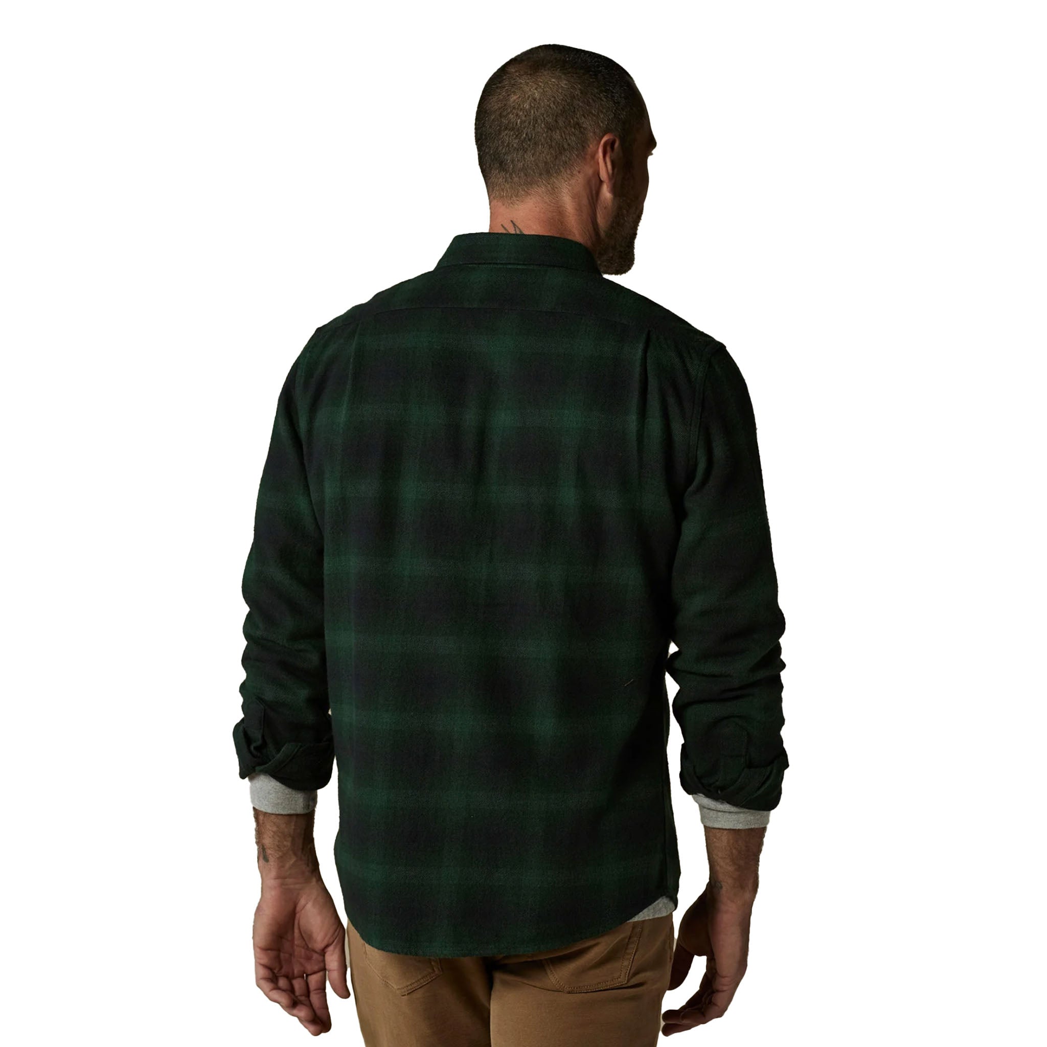 The Normal Brand - Louis Heavyweight Flannel Overshirt - Evergreen Plaid