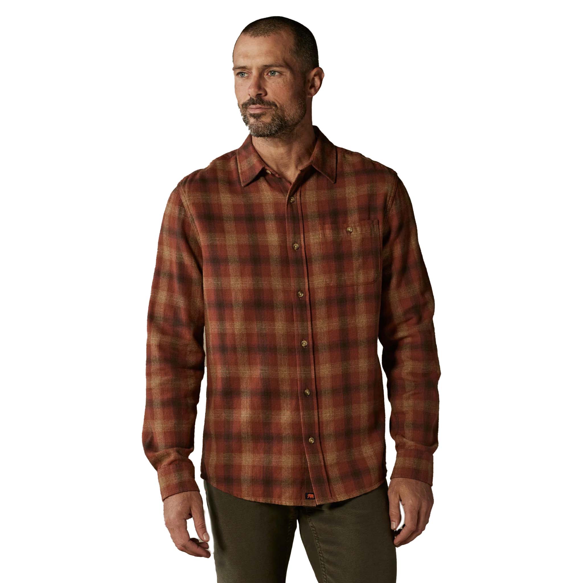 The Normal Brand - Hudson Double Brushed Flannel - Maple Glaze Plaid