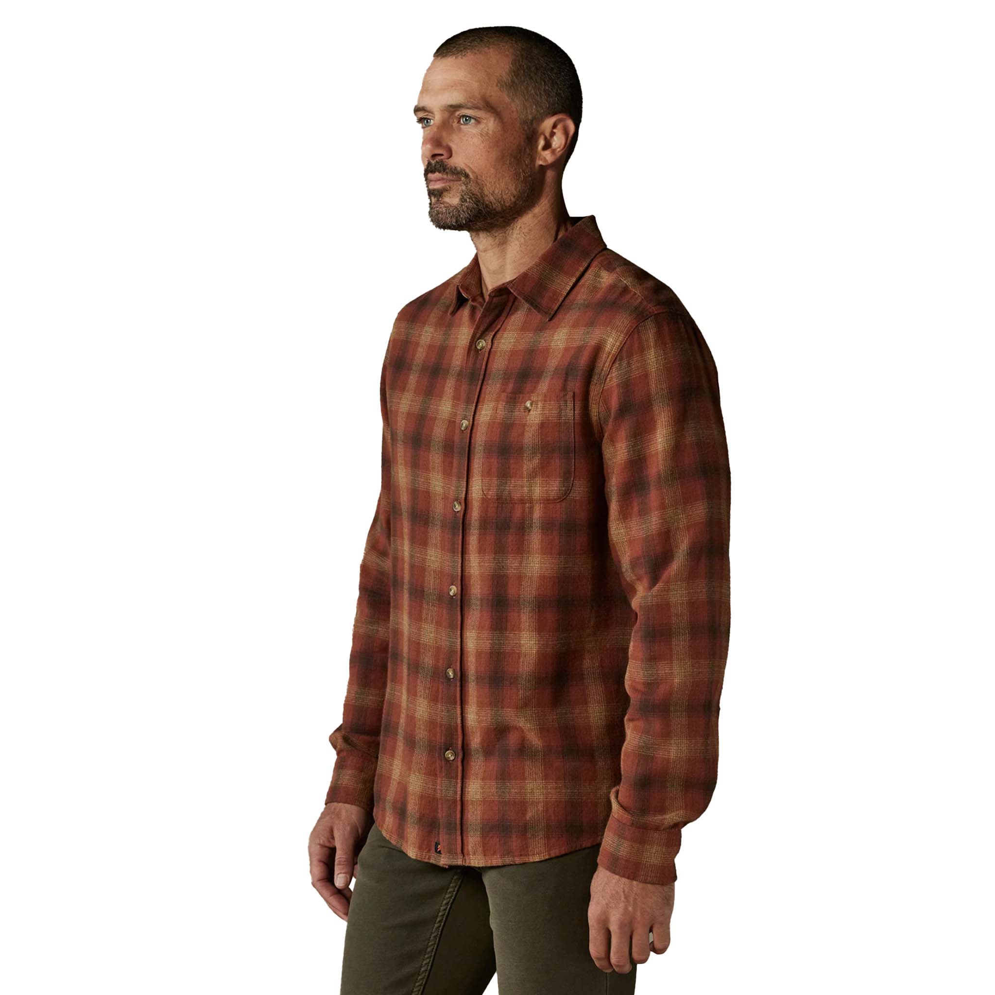 The Normal Brand - Hudson Double Brushed Flannel - Maple Glaze Plaid