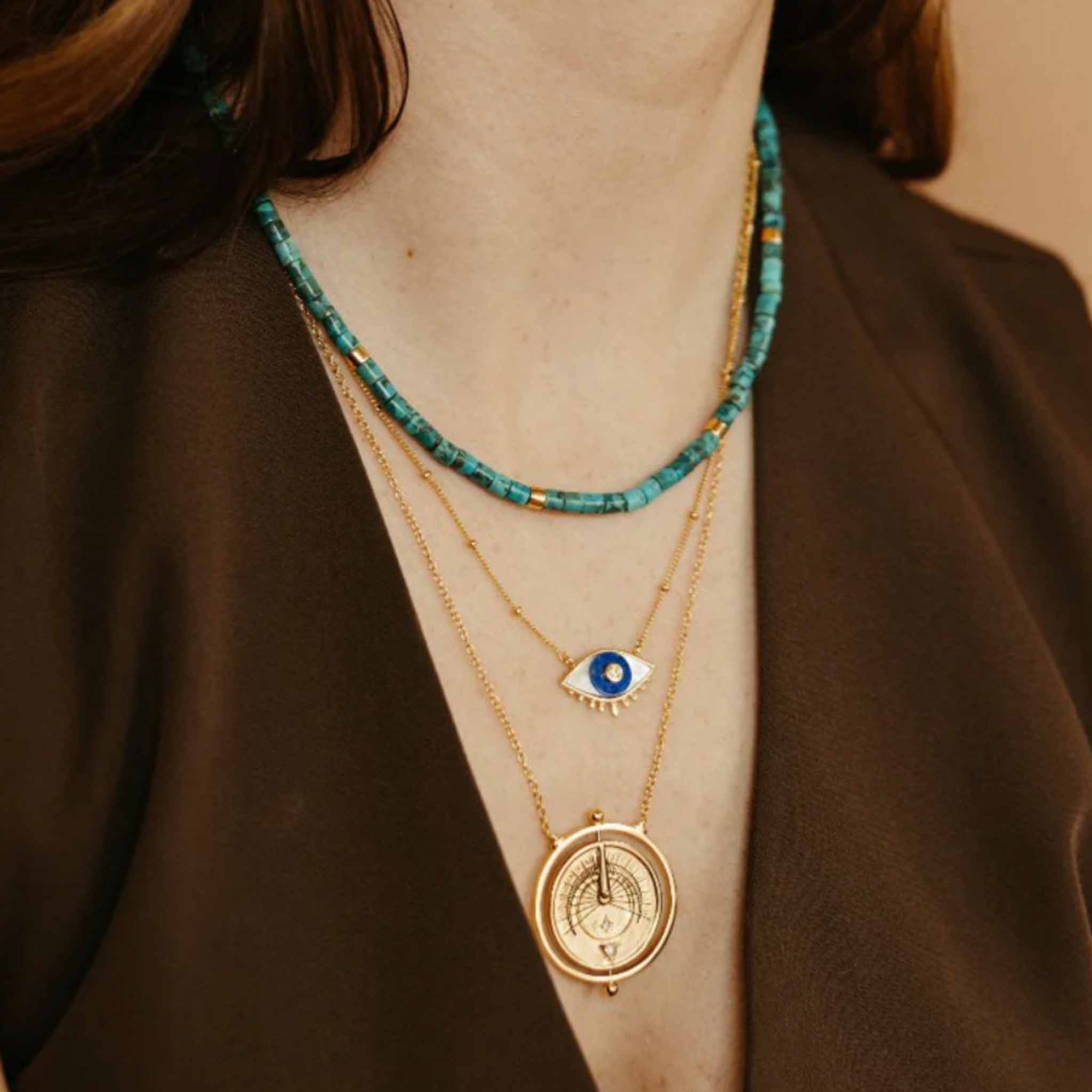 Sierra Winter - The Hours Necklace - Gold Vermeil