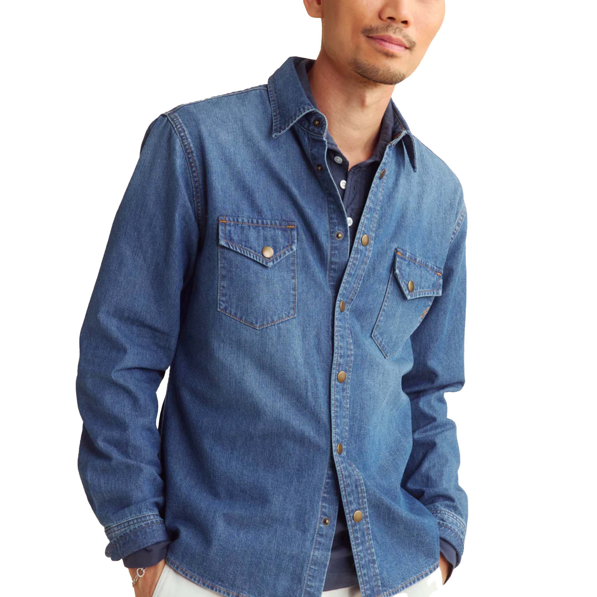 Billy Reid - Shoals Denim Shirt - Light Indigo