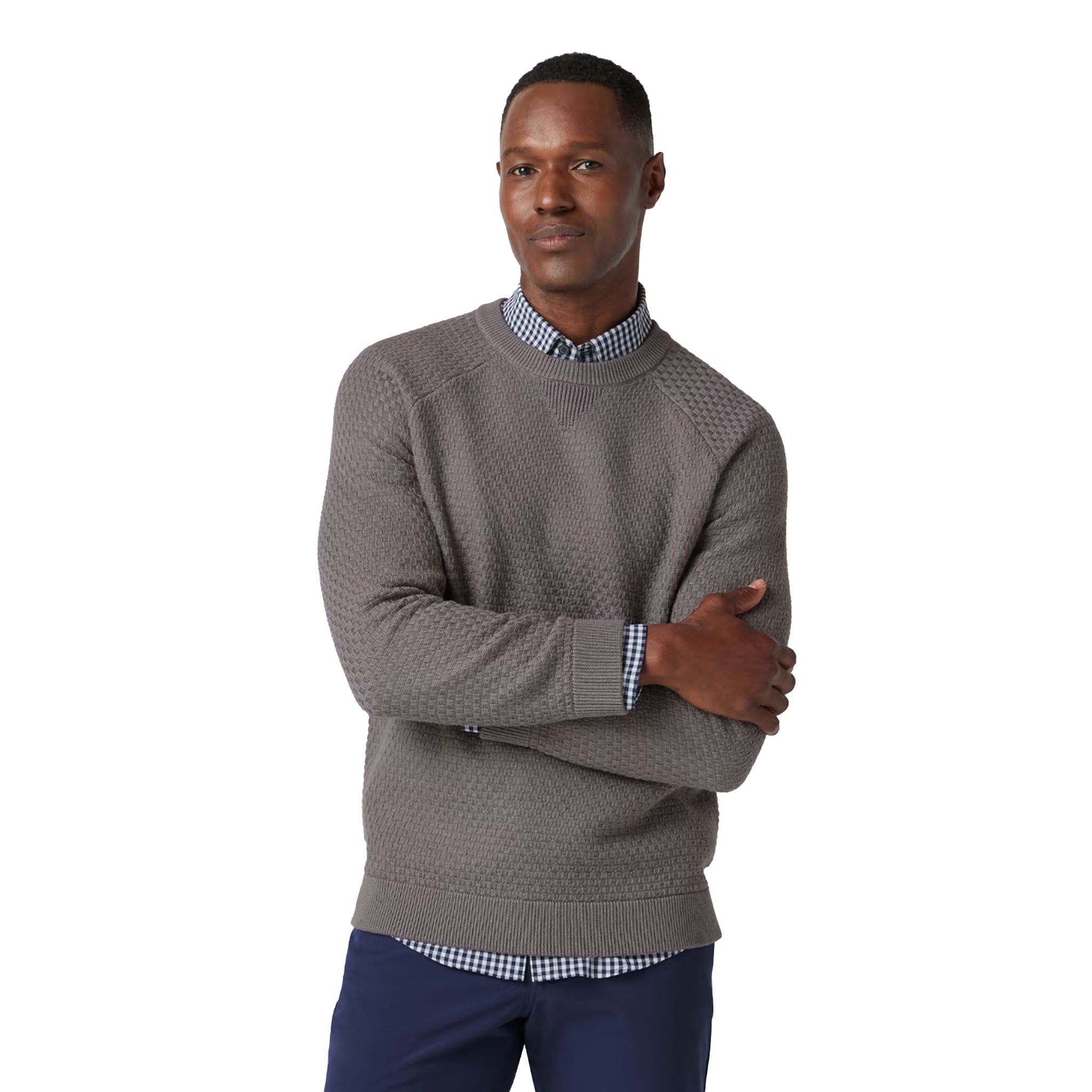 Mizzen + Main - Hillcrest Crewneck - Nickel