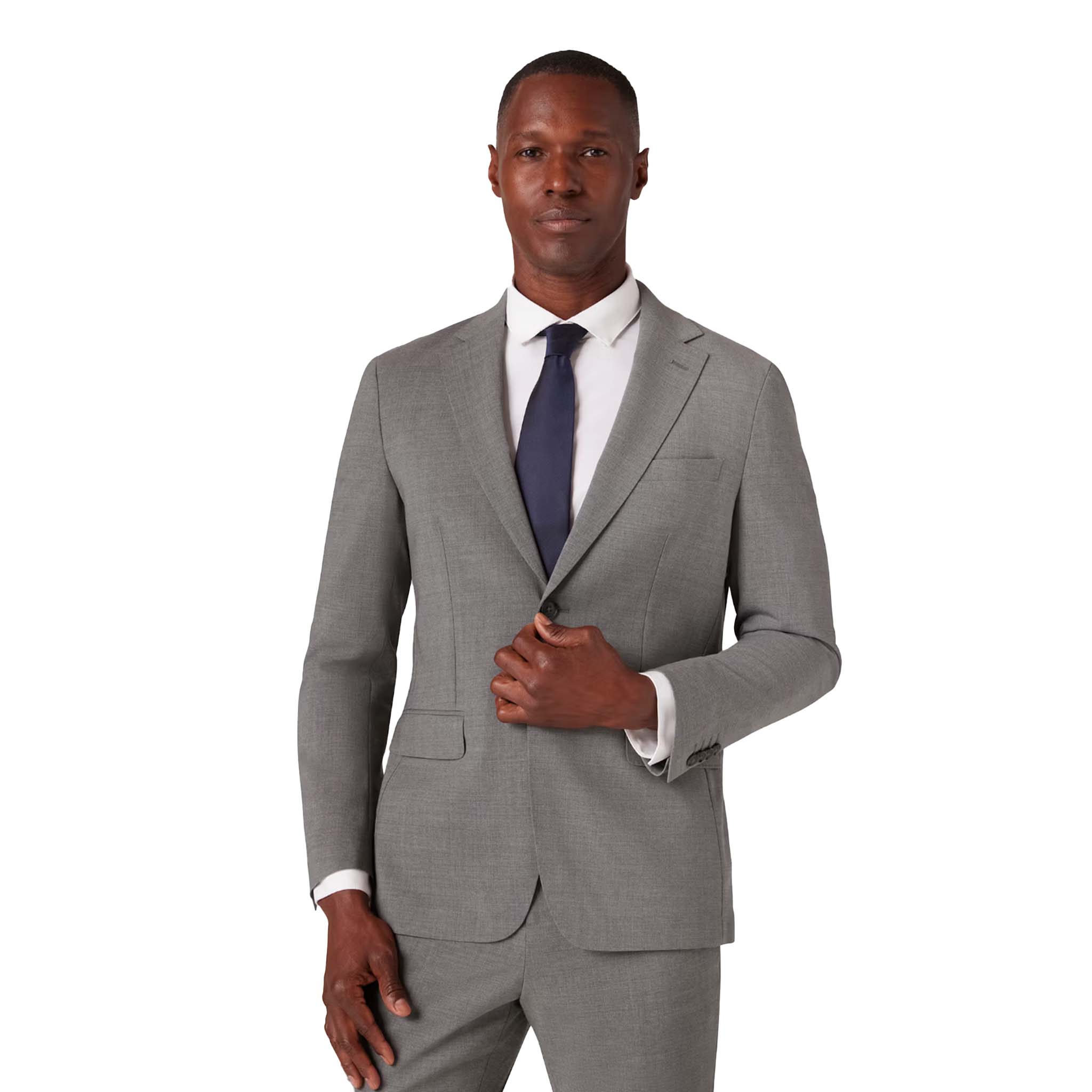 Mizzen + Main - Fresco Slim Suit Jacket - Nickel Heather