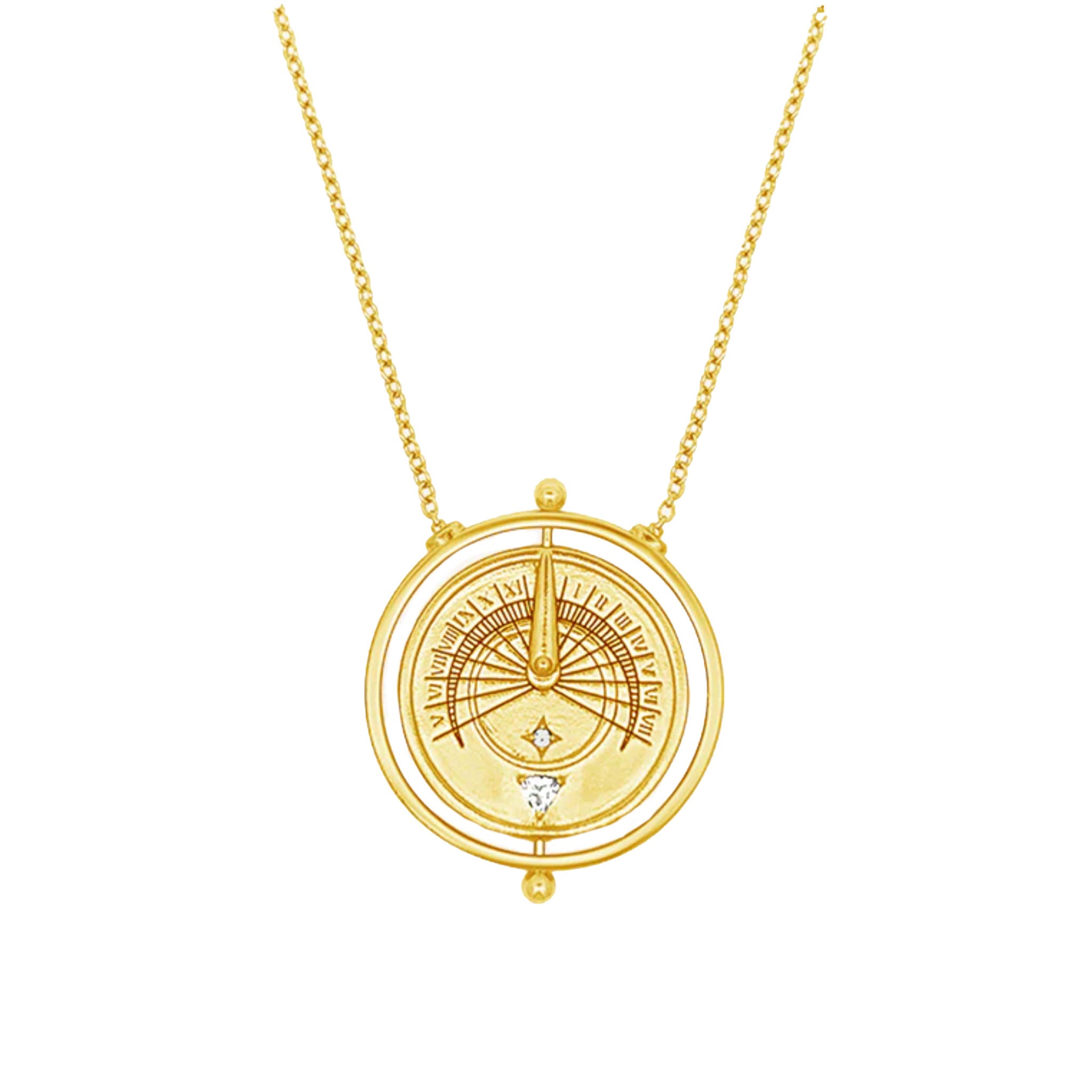 Sierra Winter - The Hours Necklace - Gold Vermeil