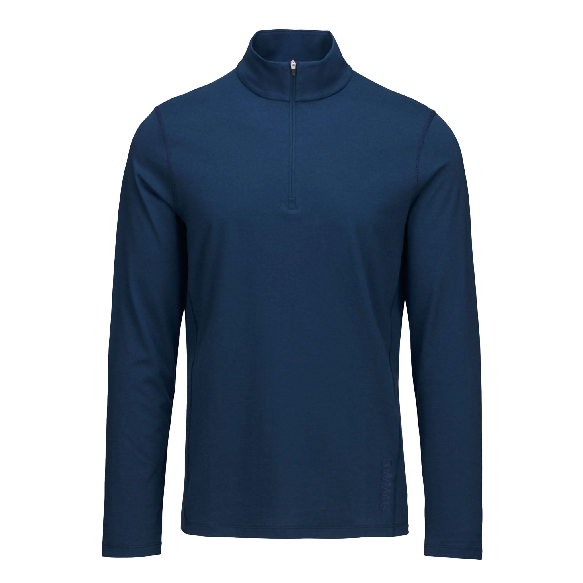 SWIMS - Etna Quarter Zip Layering Knit - Lake Blue