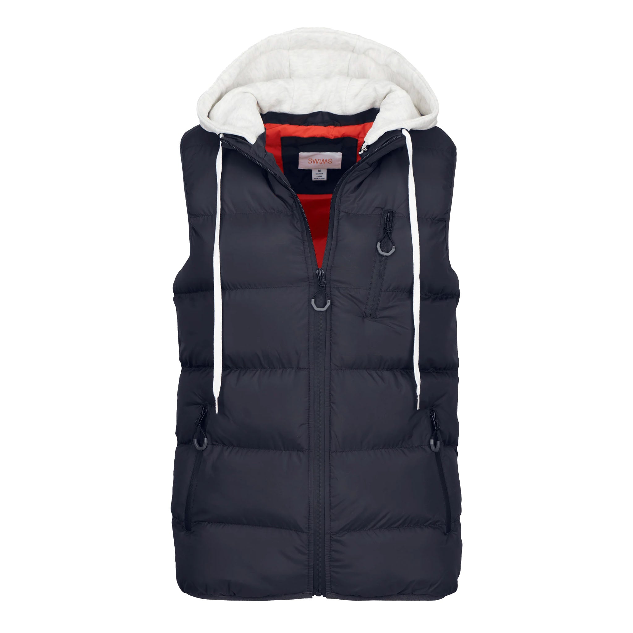 SWIMS - Helg Hoodie Puffer Vest - Navy