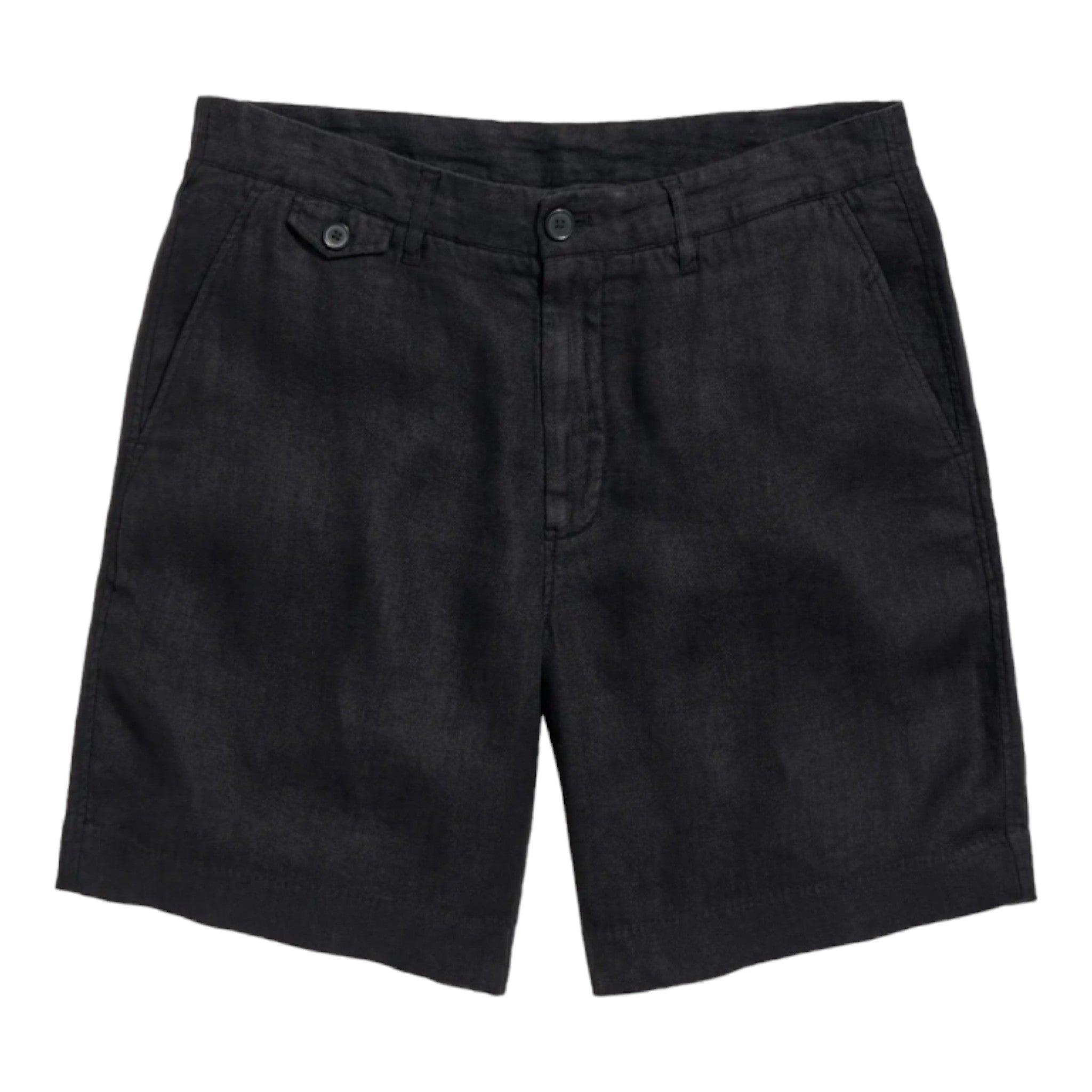 Black shorts with button and zip closure