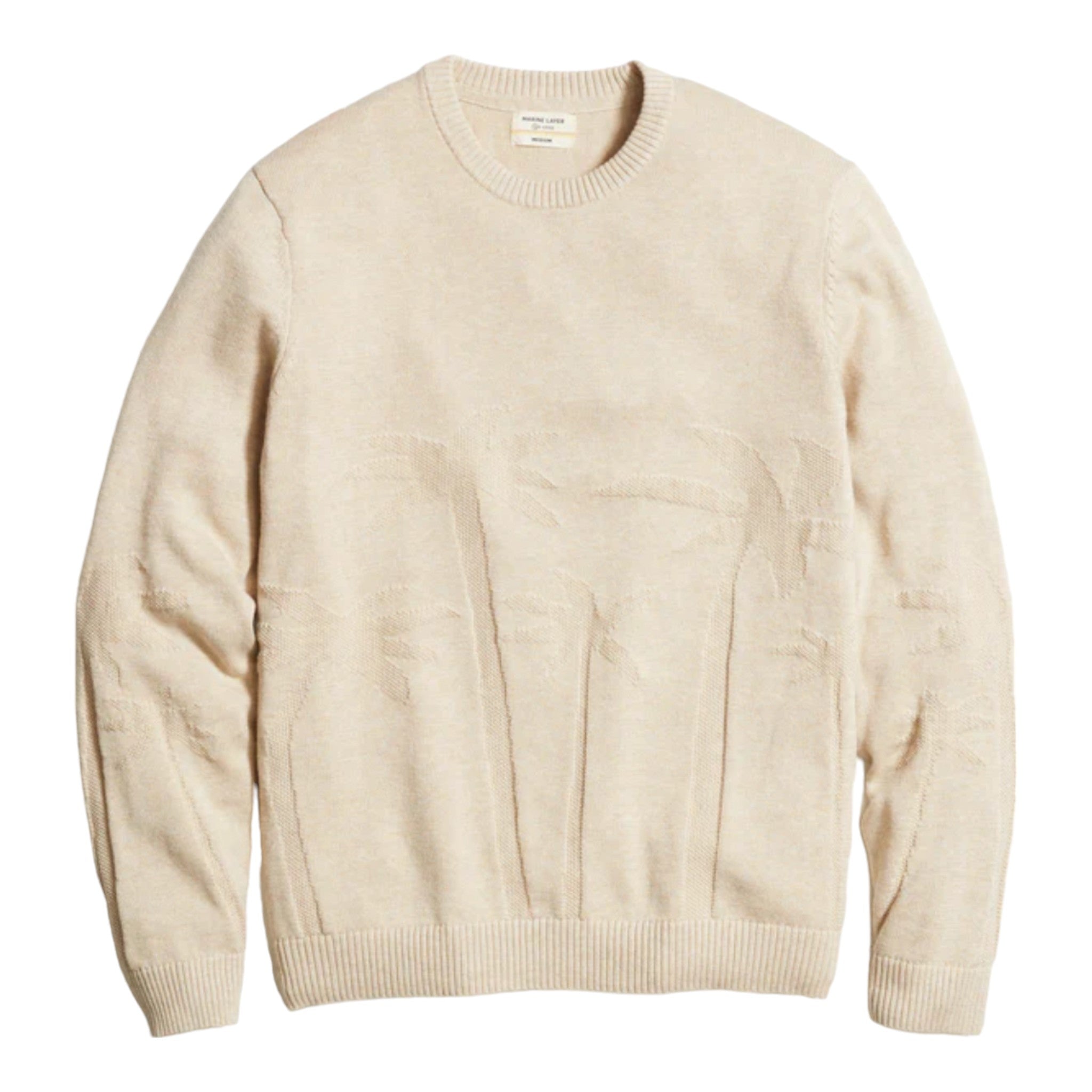 Marine Layer - Scenic Crewneck Sweater - Oatmeal