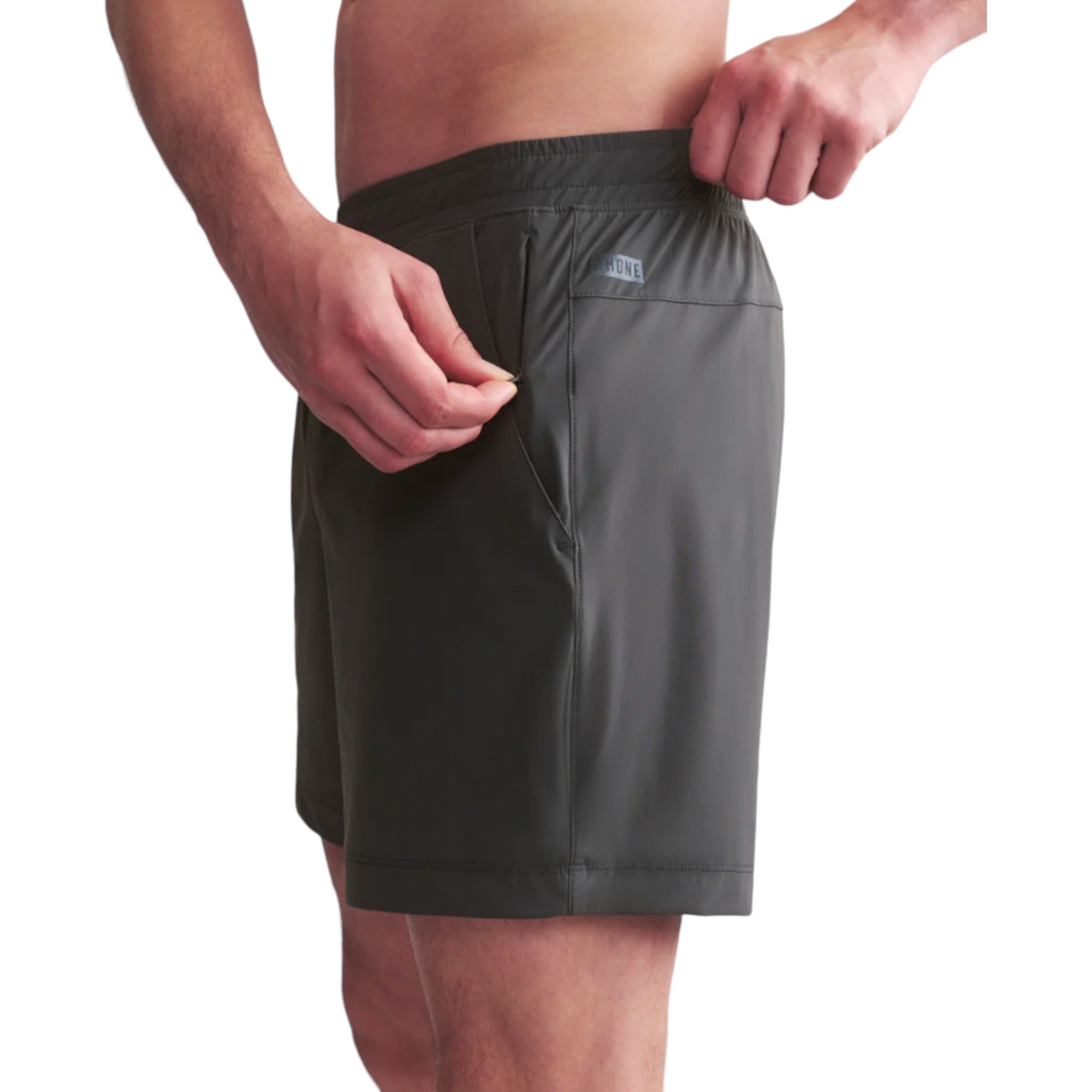 Rhone - 5" Pursuit Shorts - Lined Asphalt