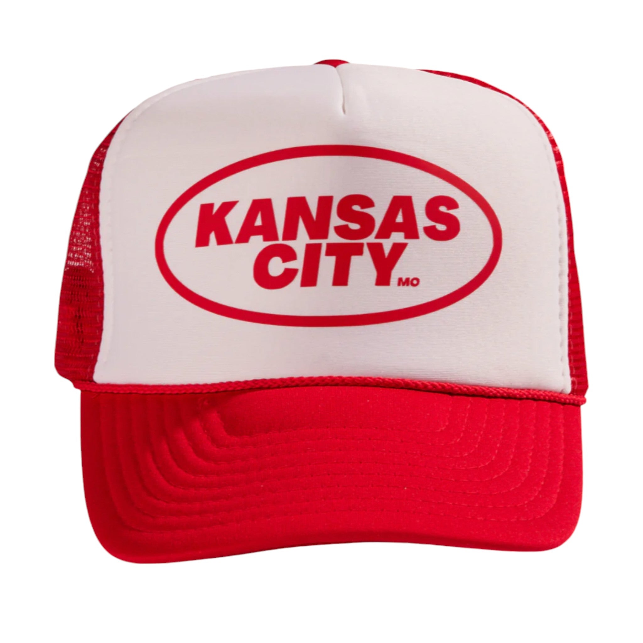 Rowdy Goods - Rover KC Trucker Hat - Red & White