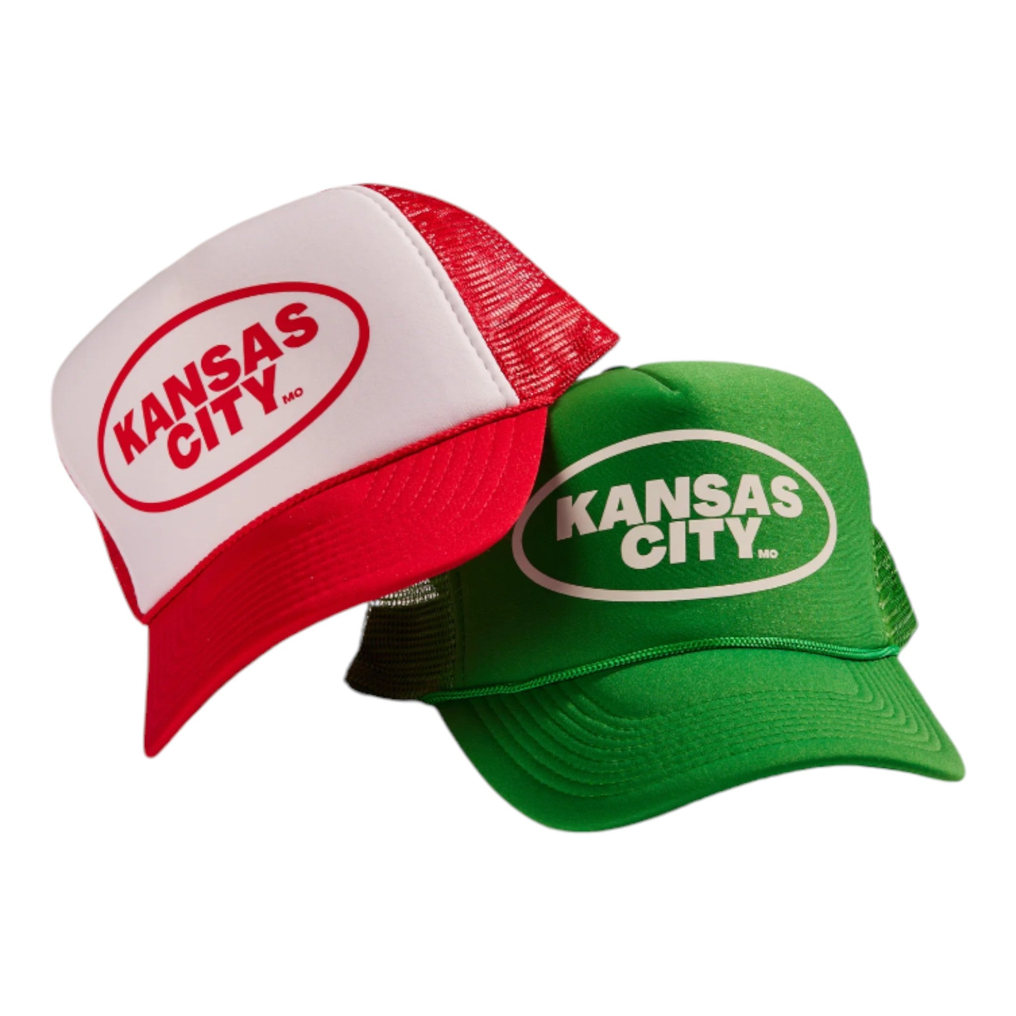 Rowdy Goods - Rover KC Trucker Hat - Red & White