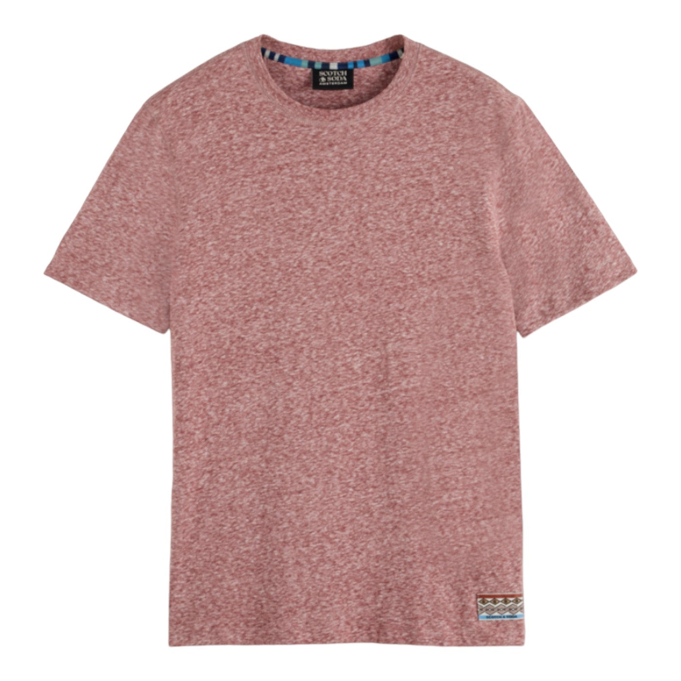 Pale red fitted tee shirt