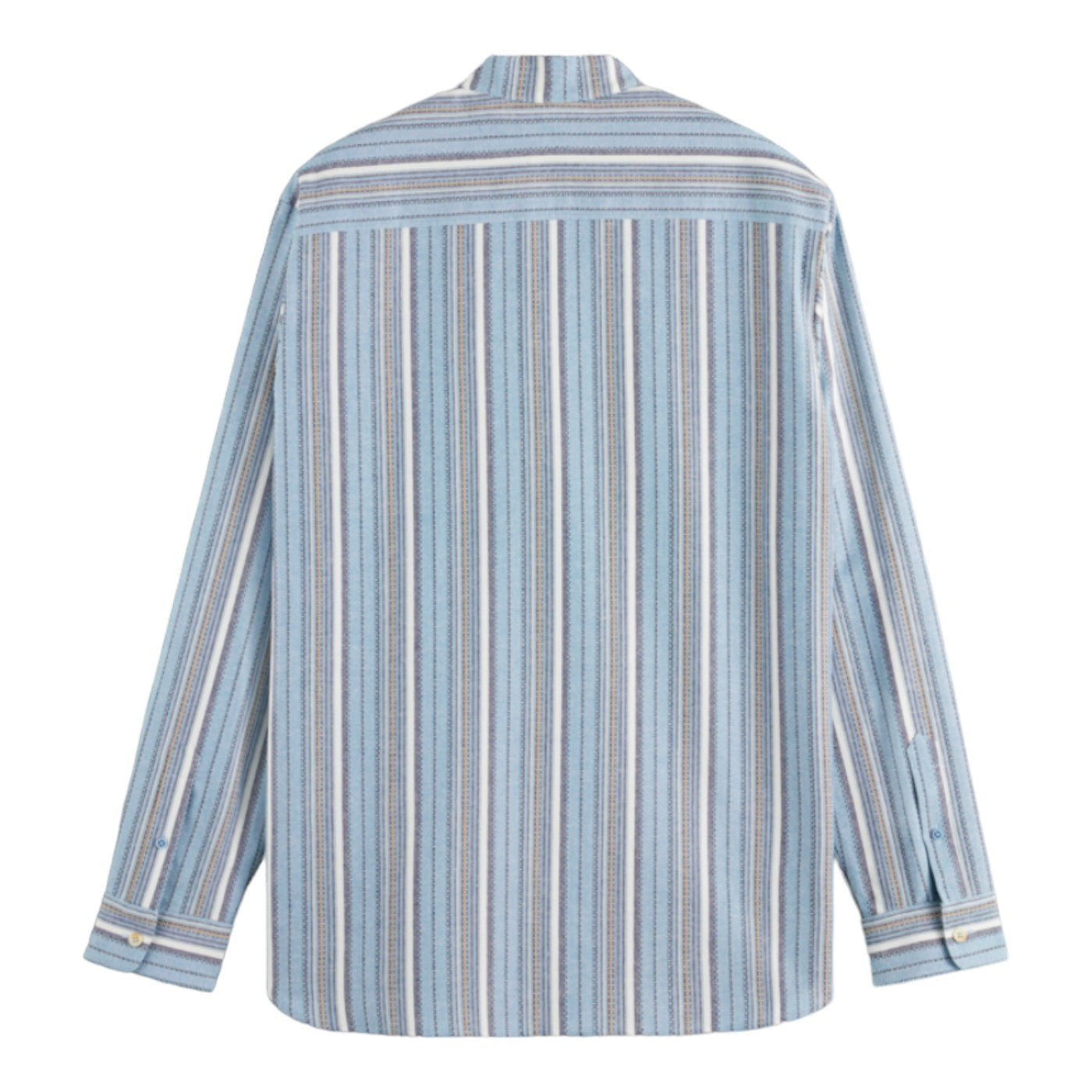 Blue striped long sleeve button down