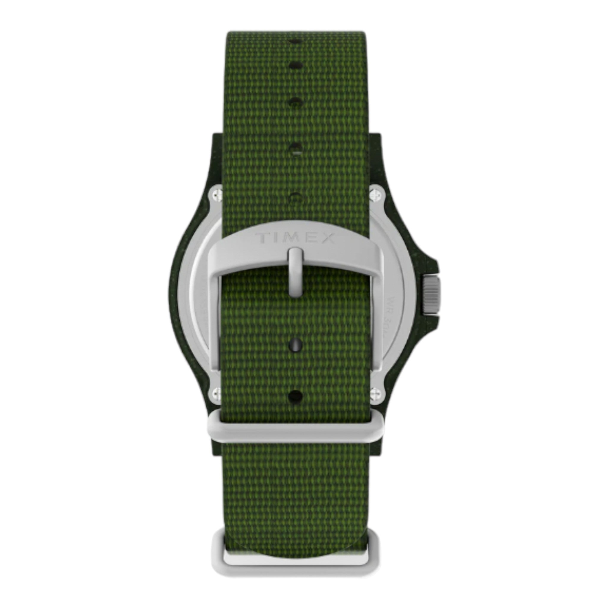 Timex - Reclaim Ocean 40mm Recycled Fabric Strap Watch - Green