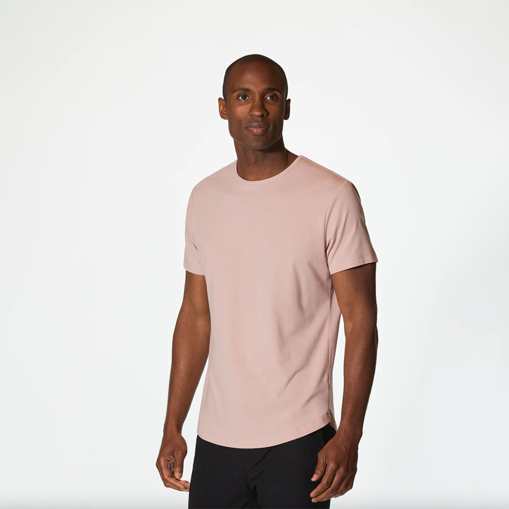 Cuts - Crew Curve-Hem T-Shirt - Twilight