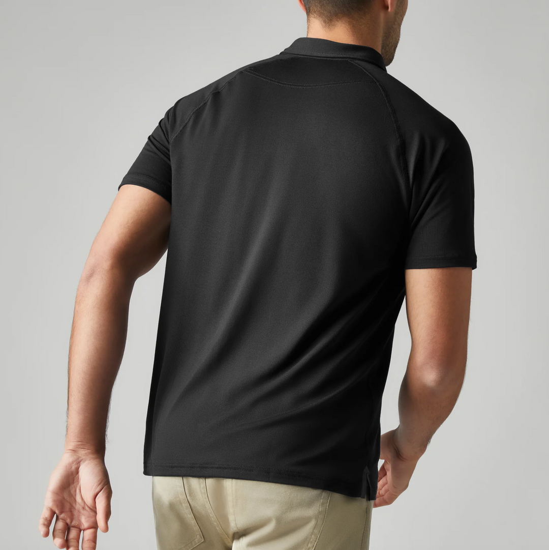 Delta Pique Long Sleeve Polo